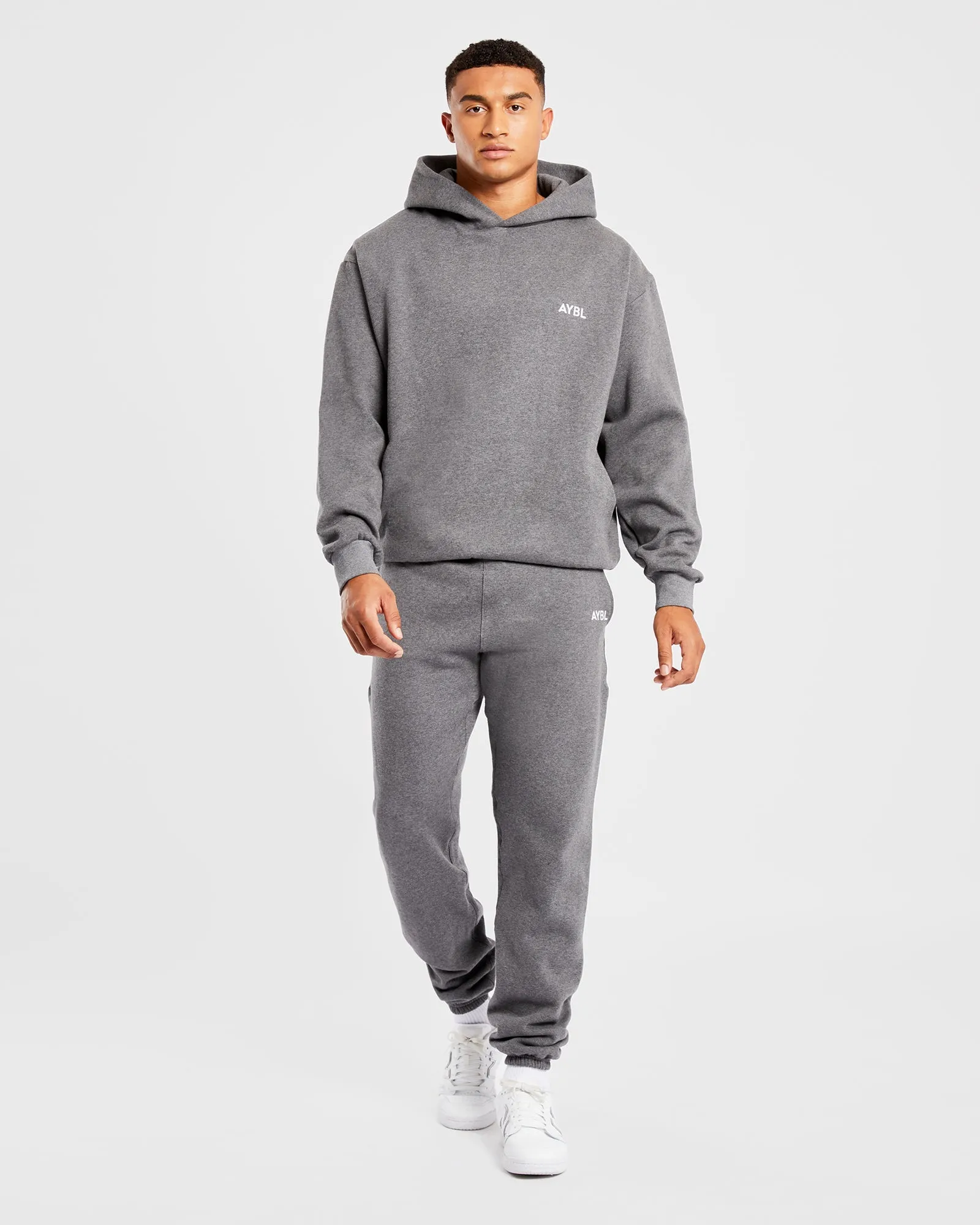 Essential Oversized Joggers - Charcoal Marl sold by AYBL product image thumbnail 3