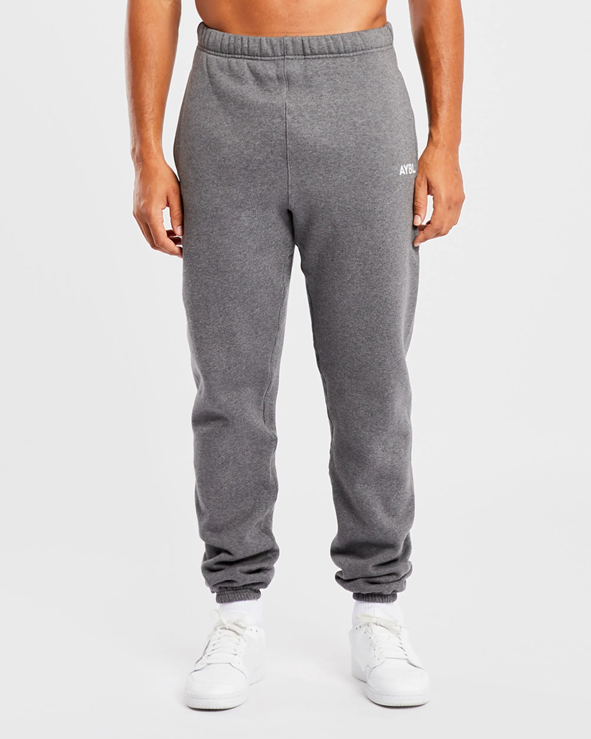Essential Oversized Joggers - Charcoal Marl sold by AYBL