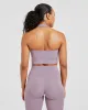 Staple Halterneck Crop Top - Mauve Purple sold by AYBL