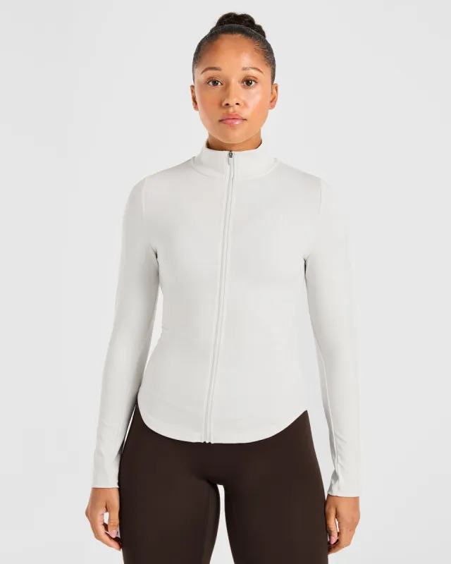Sculpt Zip Jacket - Marshmallow sold by AYBL