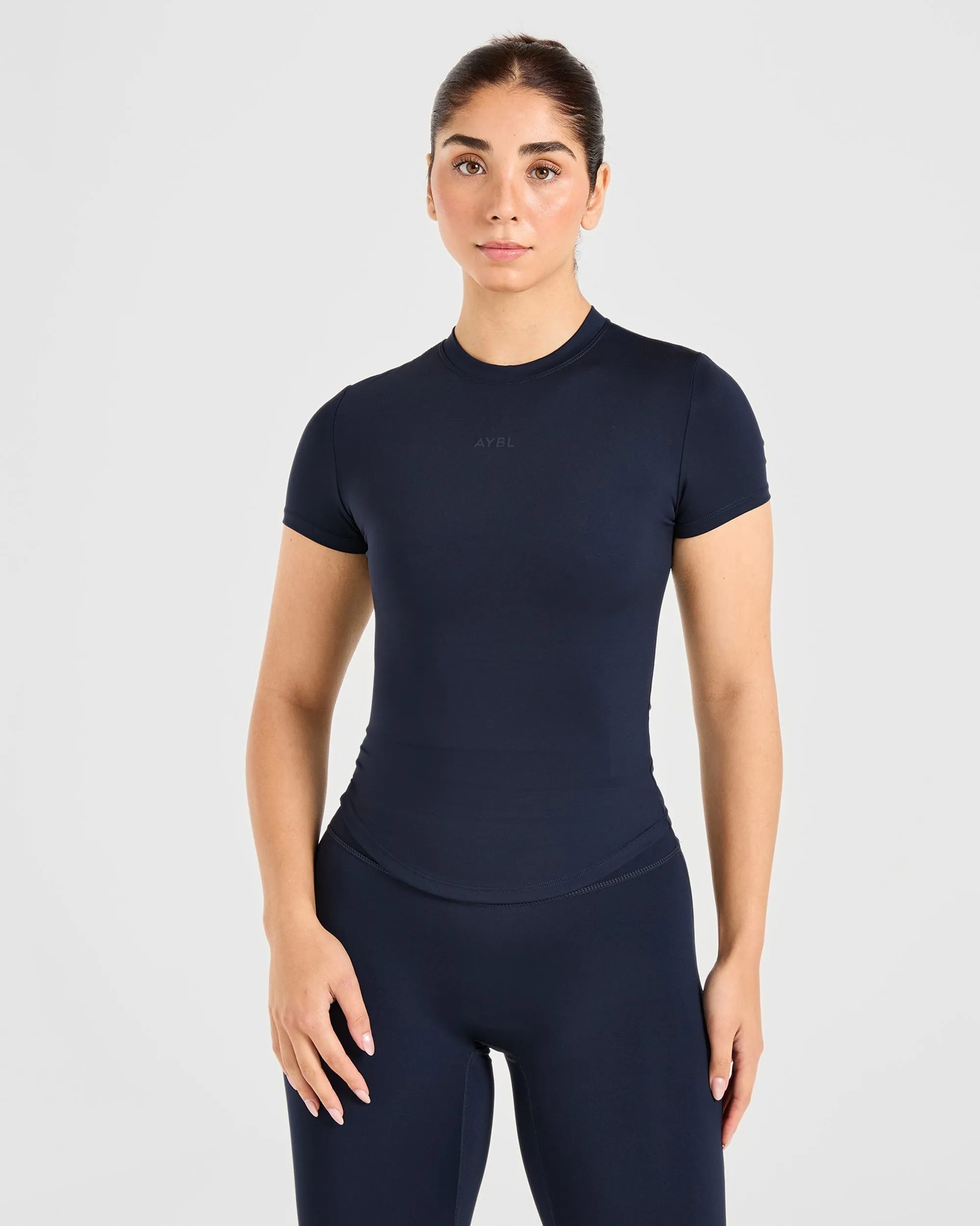 Sculpt T Shirt - Deep Navy sold by AYBL