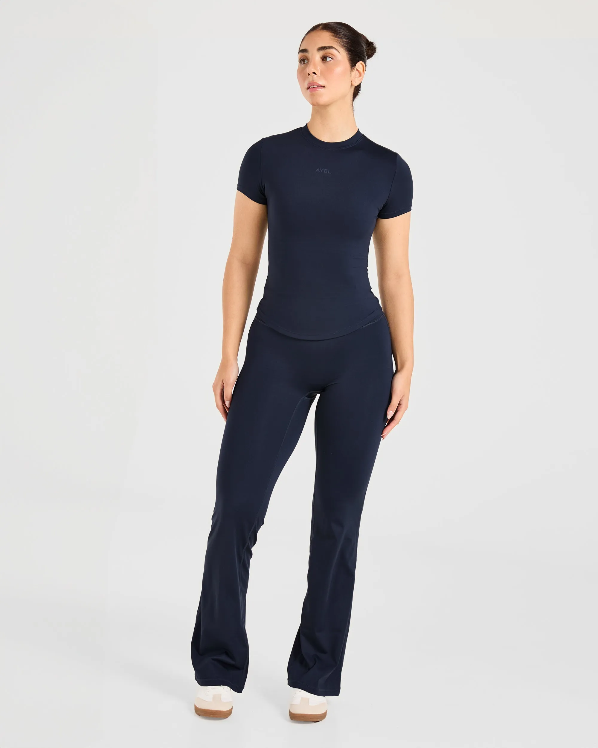 Sculpt Flared Leggings - Deep Navy sold by AYBL product image thumbnail 3