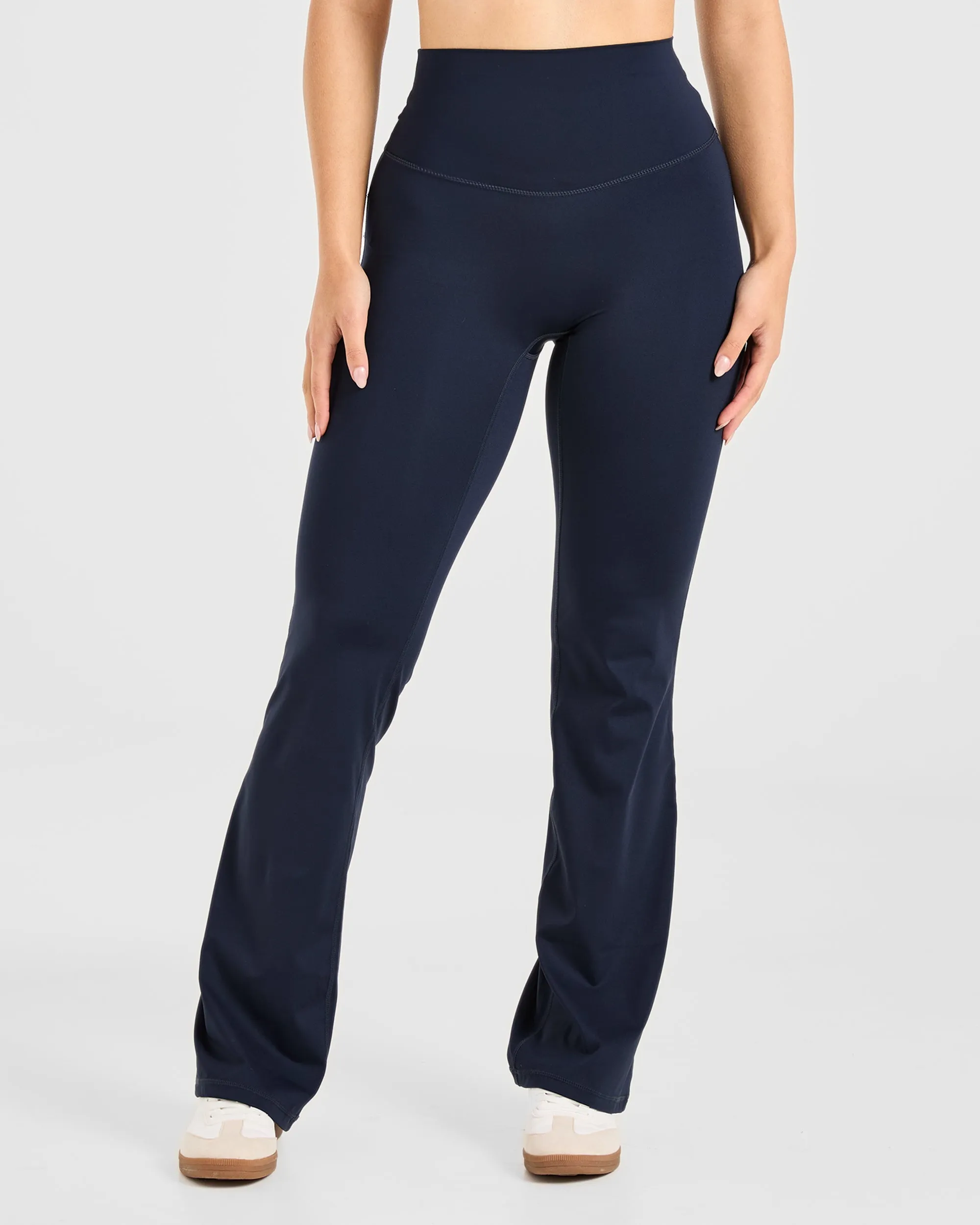Sculpt Flared Leggings - Deep Navy sold by AYBL