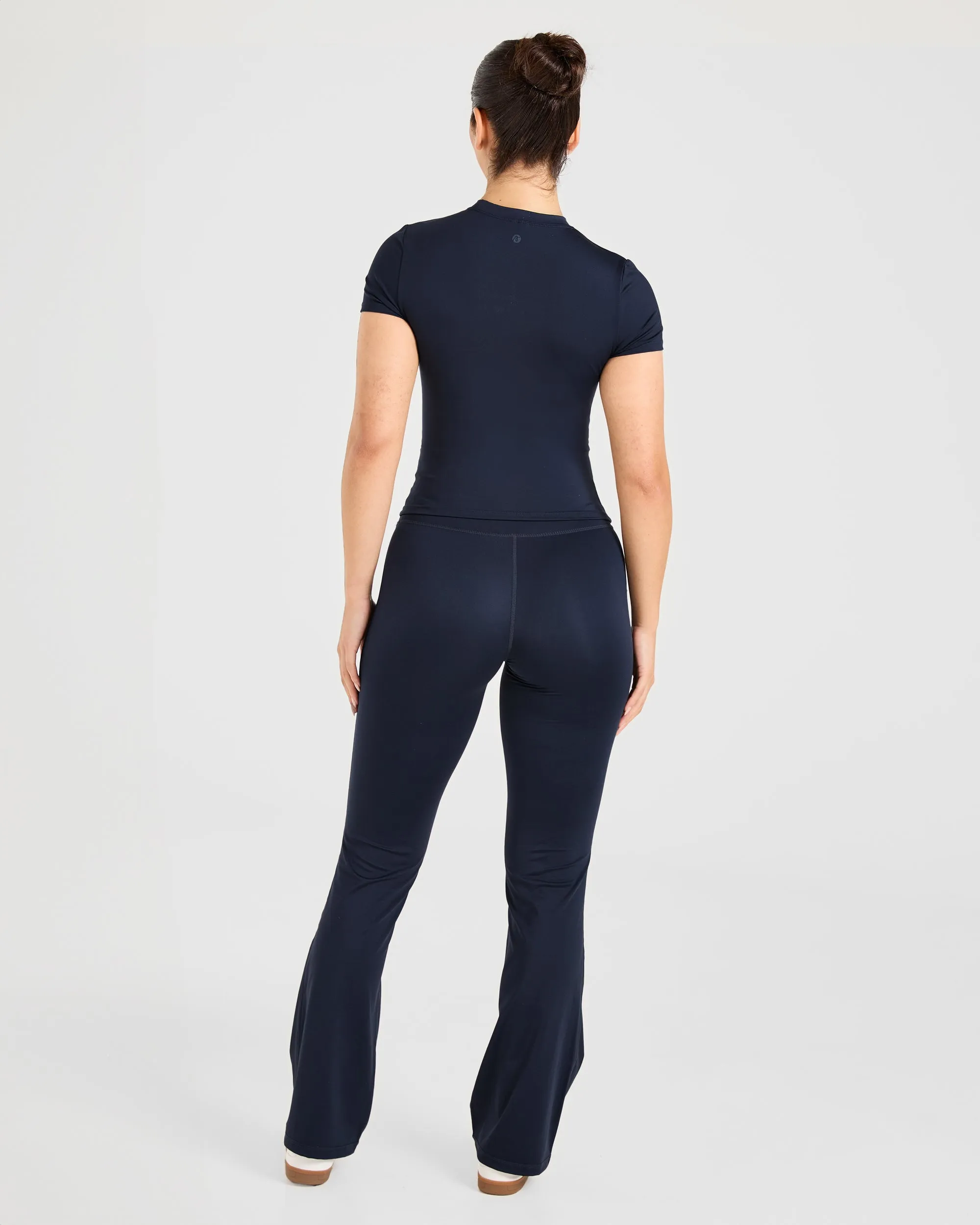 Sculpt Flared Leggings - Deep Navy sold by AYBL product image thumbnail 4