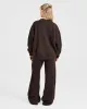 Lounge Oversized Knit Cardigan - Deep Cocoa Brown sold by AYBL