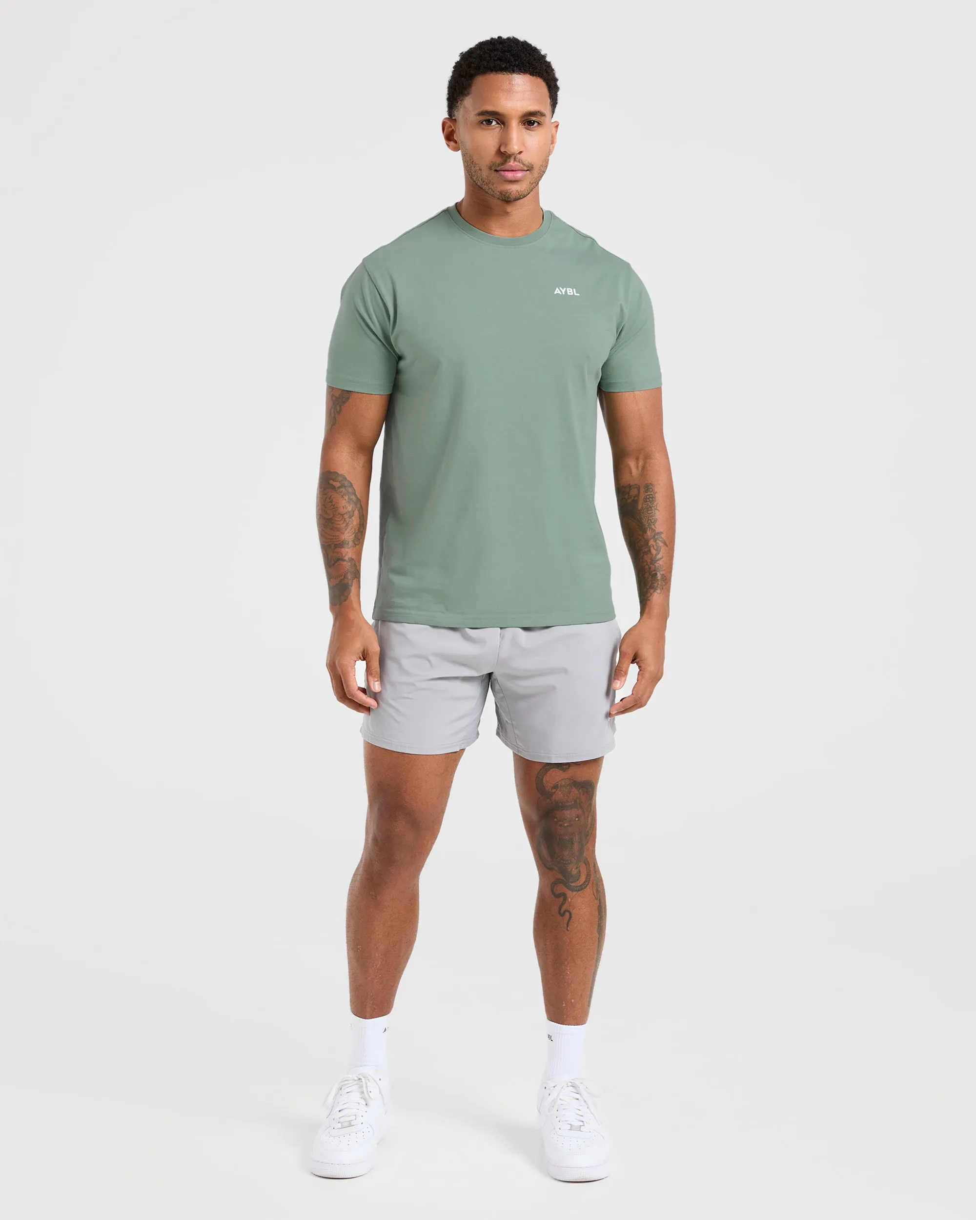 Essential T Shirt - Slate Green sold by AYBL product image thumbnail 3