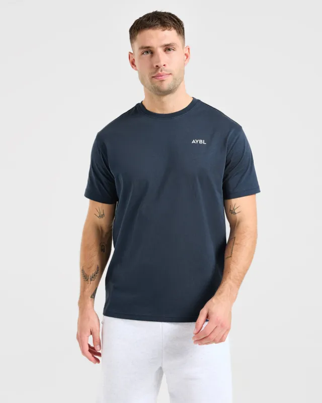 Essential T Shirt - Navy Blue sold by AYBL
