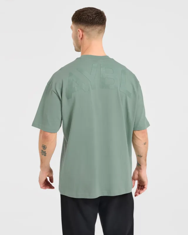 Essential Oversized T Shirt - Slate Green sold by AYBL