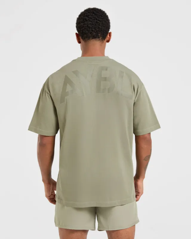 Essential Oversized T Shirt - Desert Olive sold by AYBL