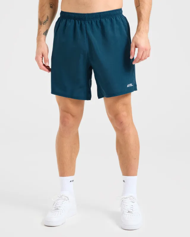 Core 7" Shorts - Ocean Teal sold by AYBL