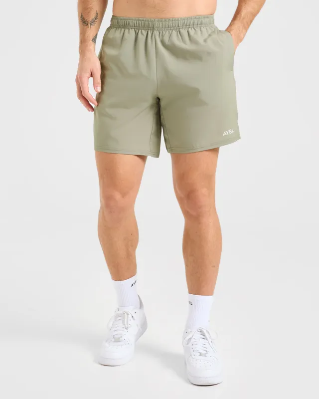 Core 7" Shorts - Desert Olive sold by AYBL