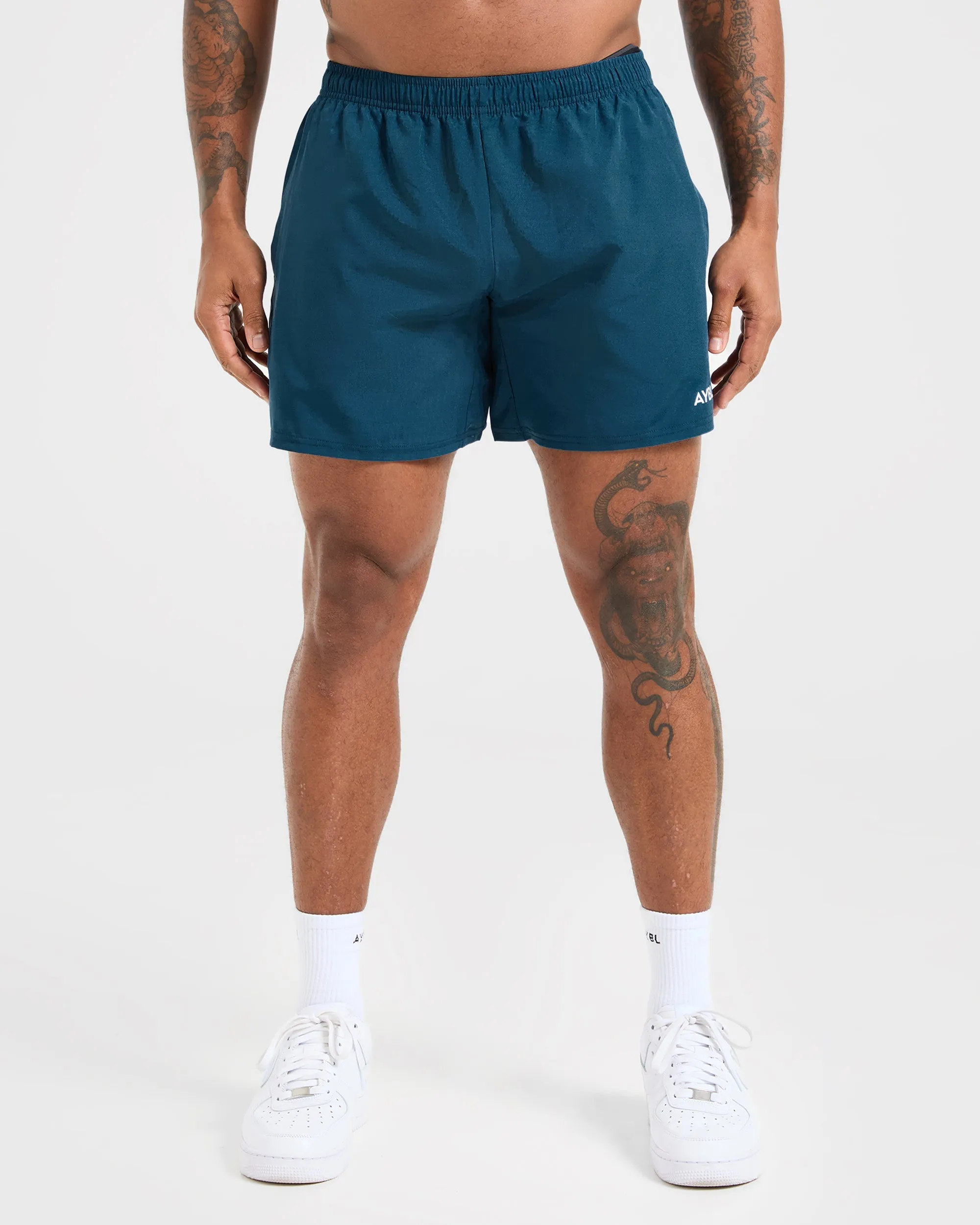 Core 5" Shorts - Ocean Teal sold by AYBL