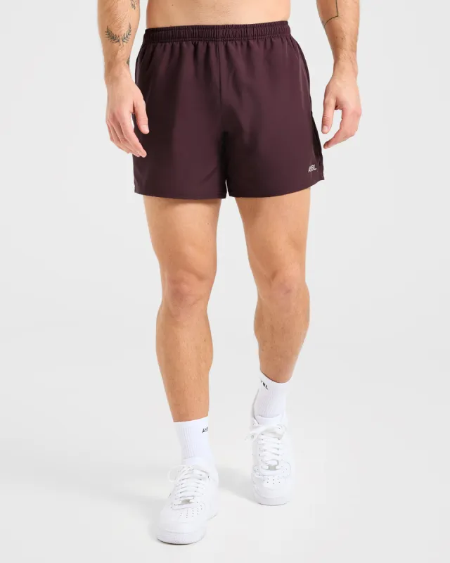 Core 5" Shorts - Dusty Plum sold by AYBL