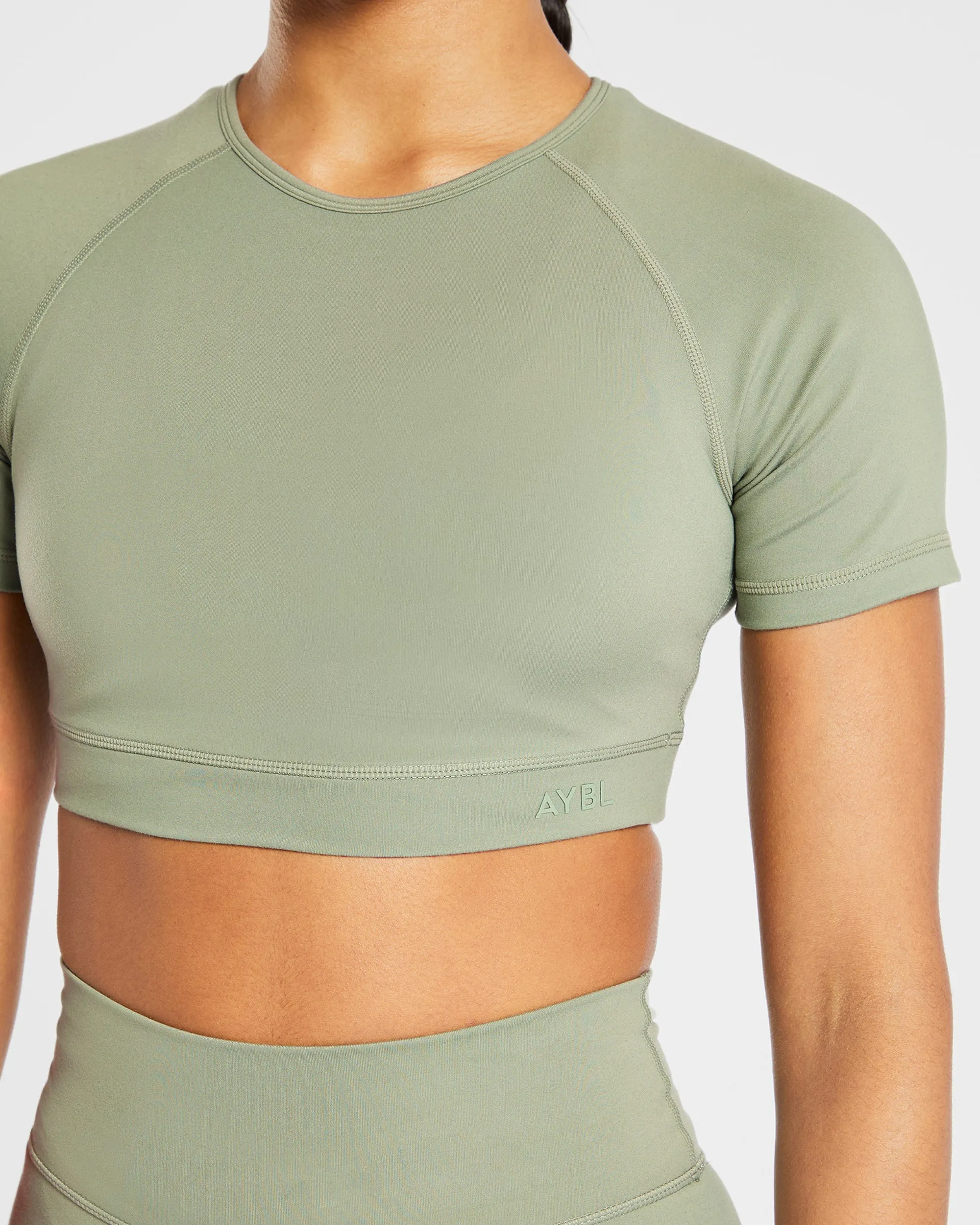 Staple Crop Top - Olive Green sold by AYBL product image thumbnail 5
