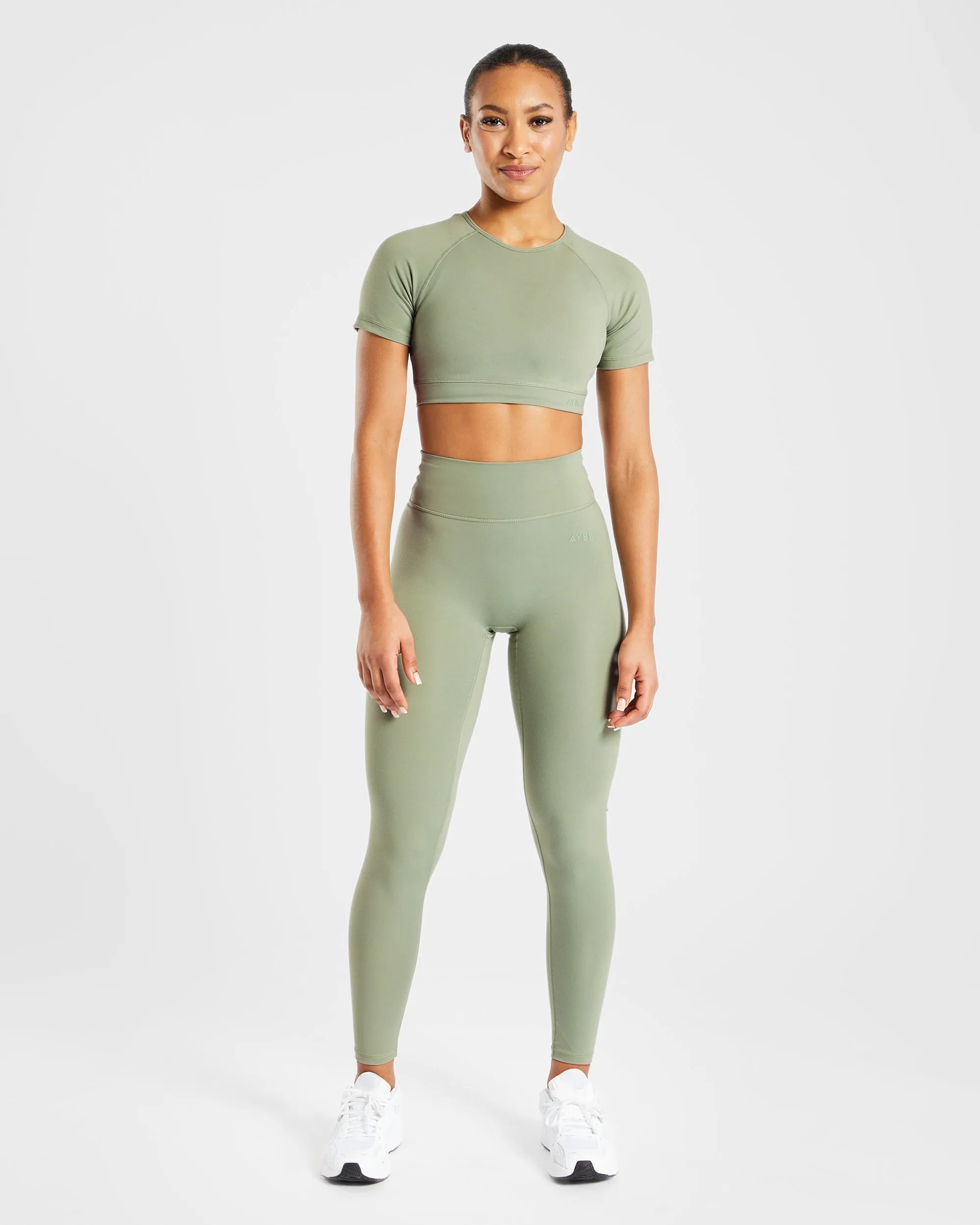 Staple Crop Top - Olive Green sold by AYBL product image thumbnail 3