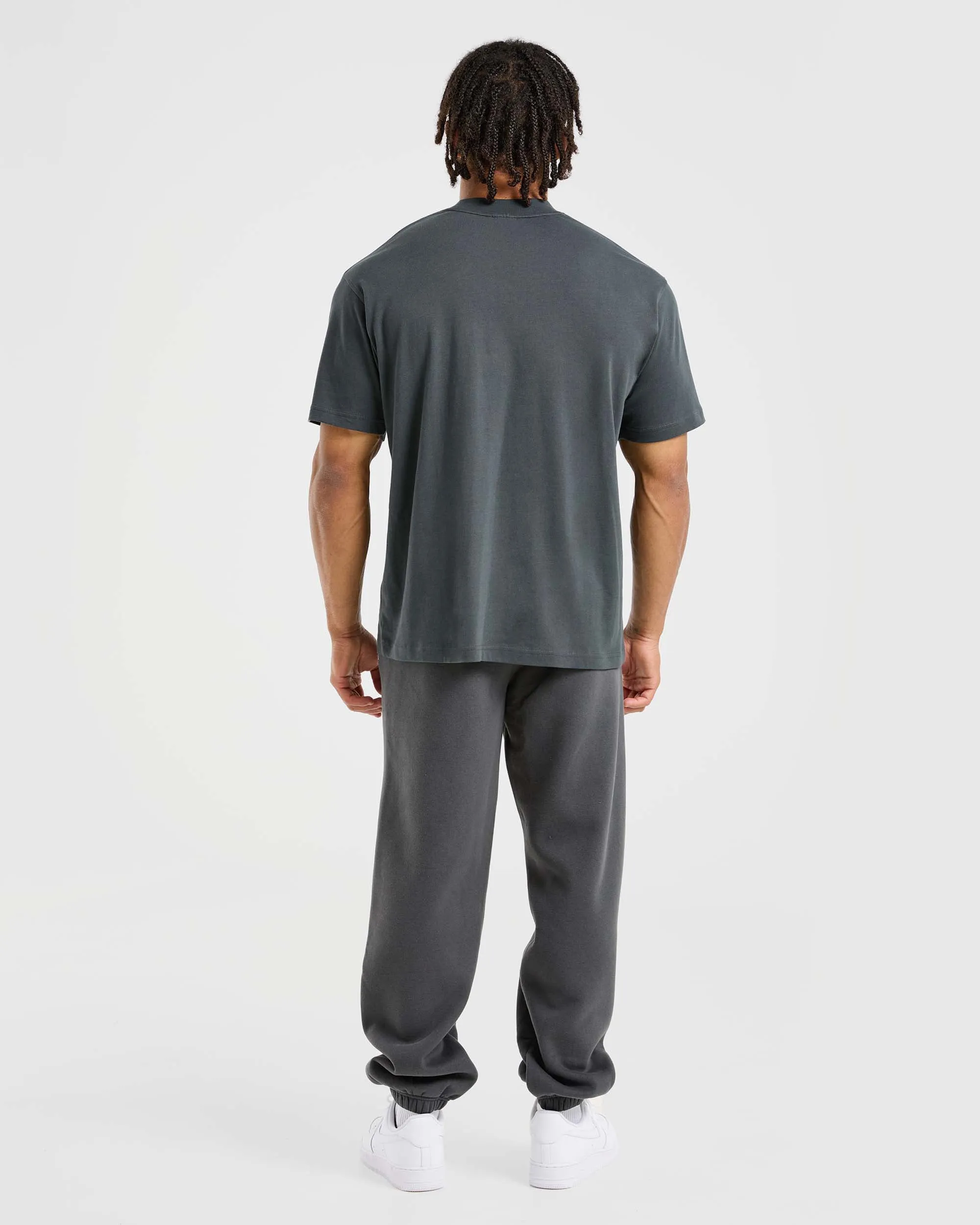 Athletics Oversized Joggers - Charcoal sold by AYBL product image thumbnail 4
