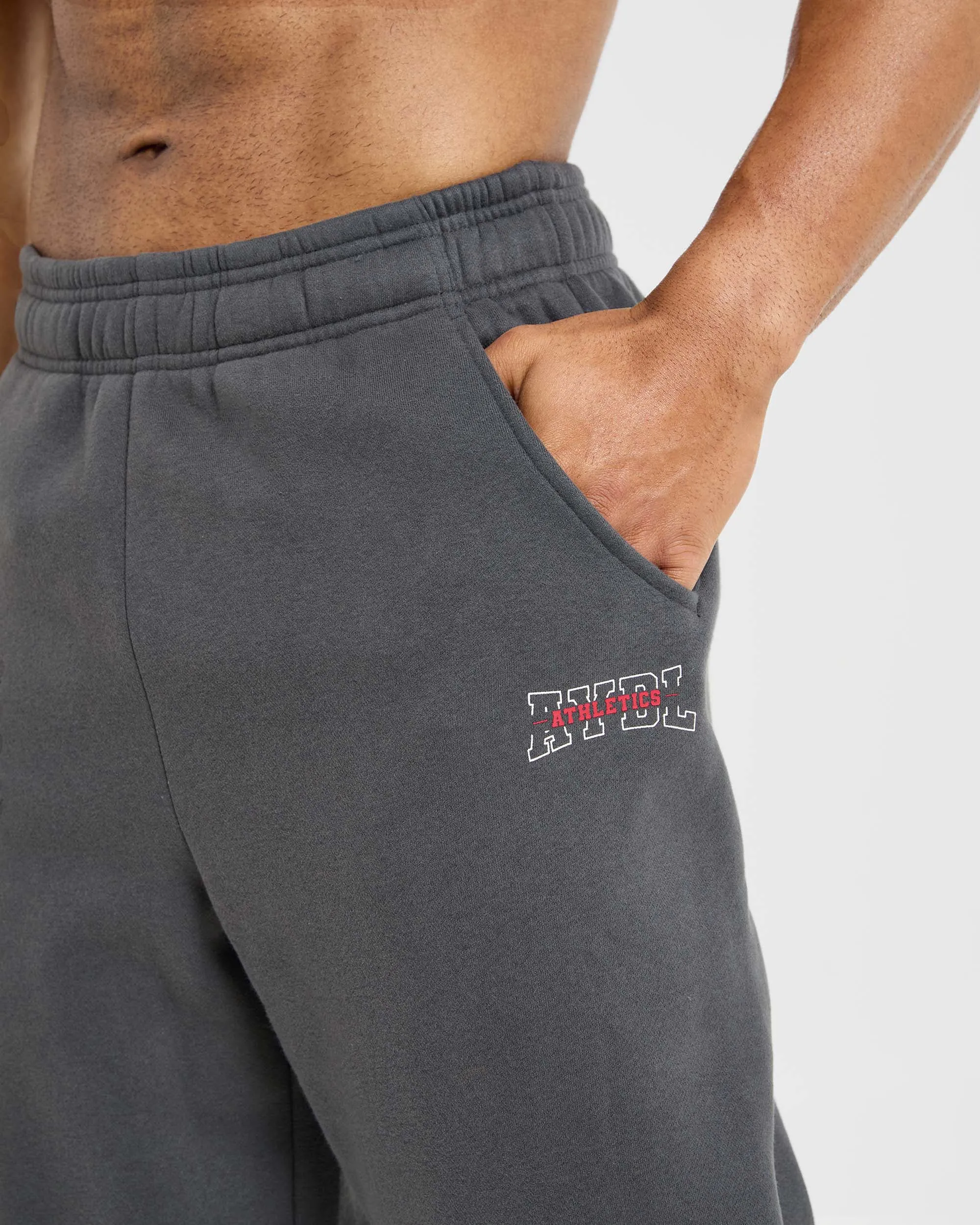 Athletics Oversized Joggers - Charcoal sold by AYBL product image thumbnail 5