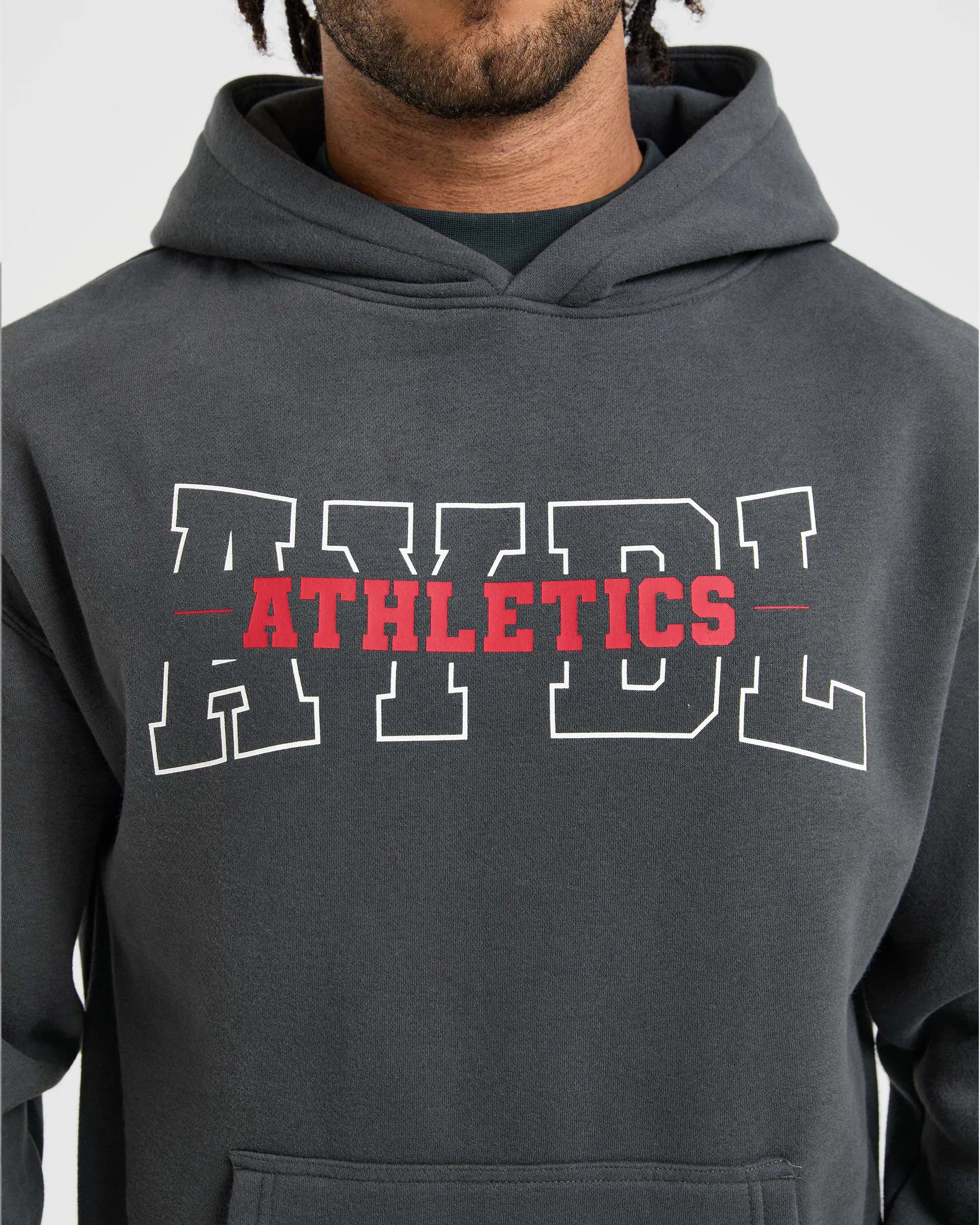 Athletics Oversized Hoodie - Charcoal sold by AYBL product image thumbnail 5