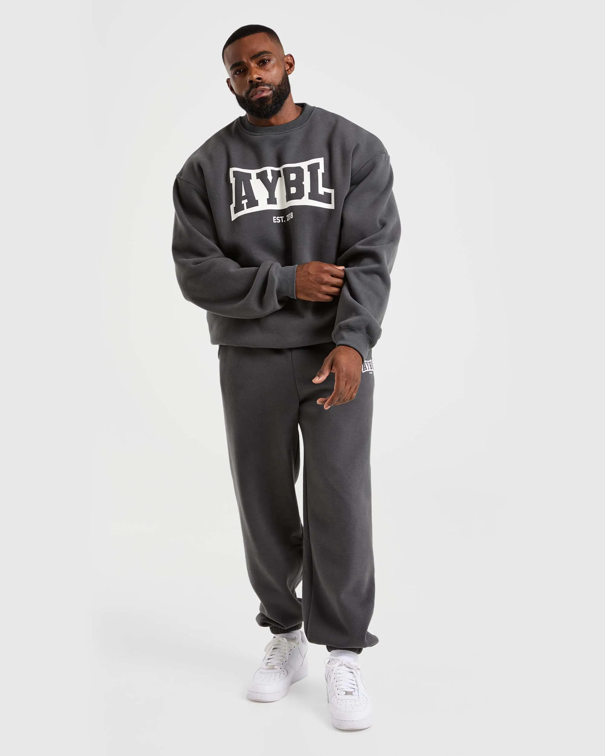Academy Oversized Sweater - Charcoal sold by AYBL product image thumbnail 3