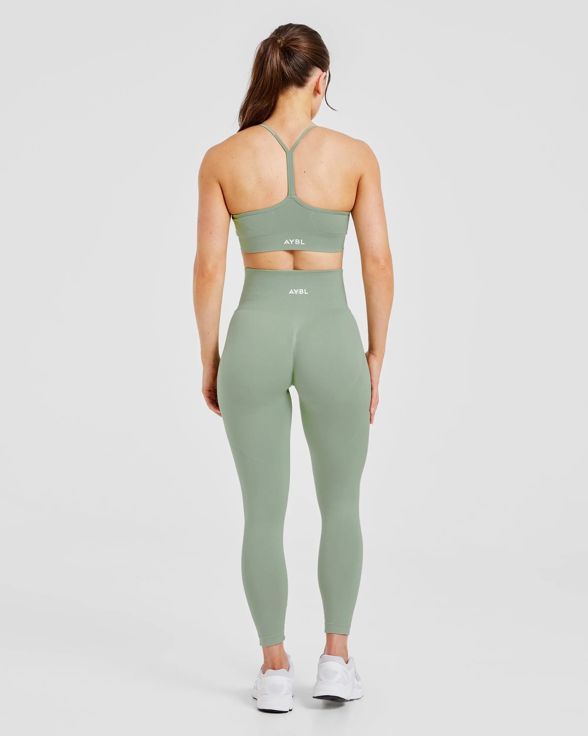 Empower Seamless Sports Bra - Grove Green sold by AYBL product image thumbnail 4