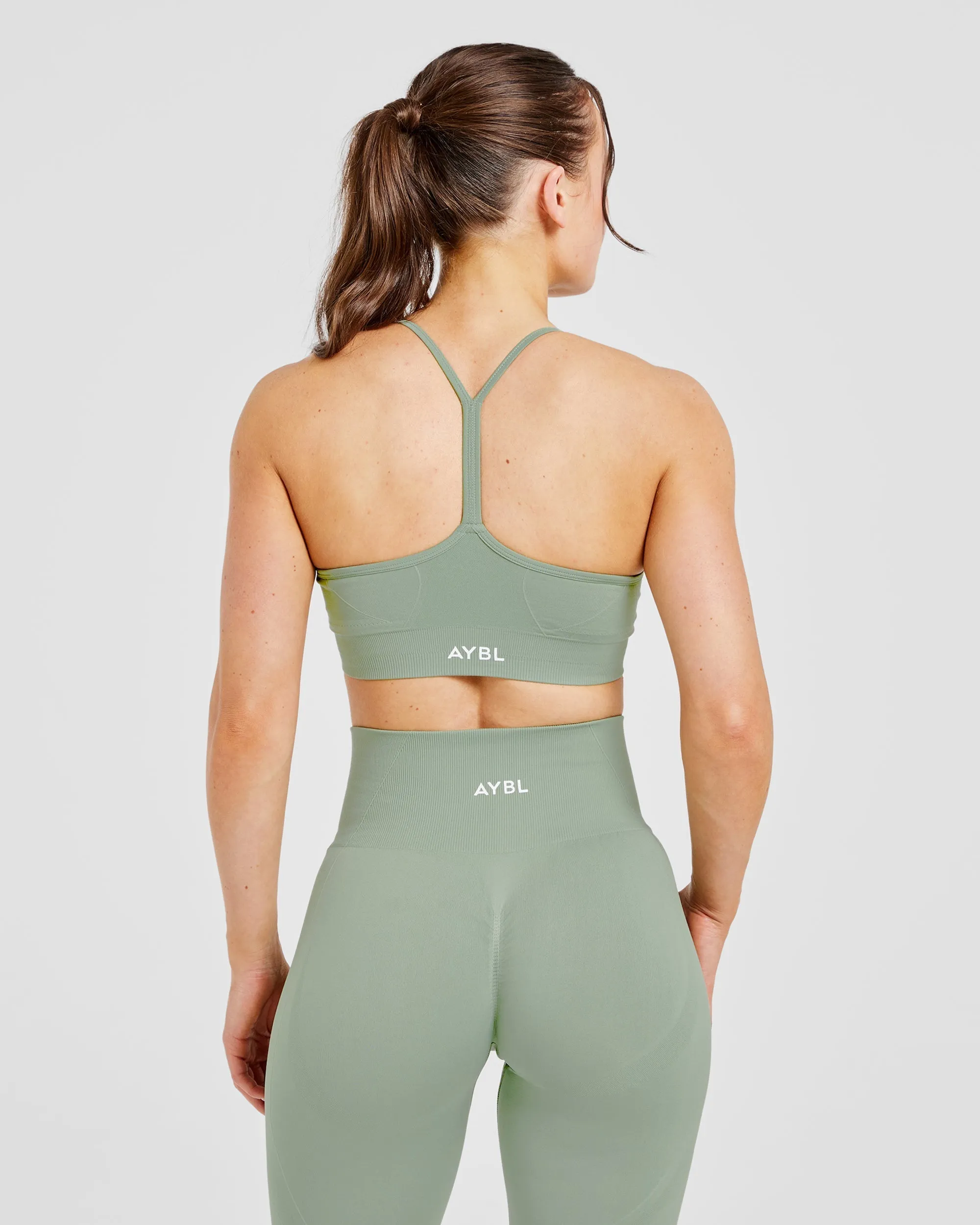 Empower Seamless Sports Bra - Grove Green sold by AYBL product image thumbnail 2
