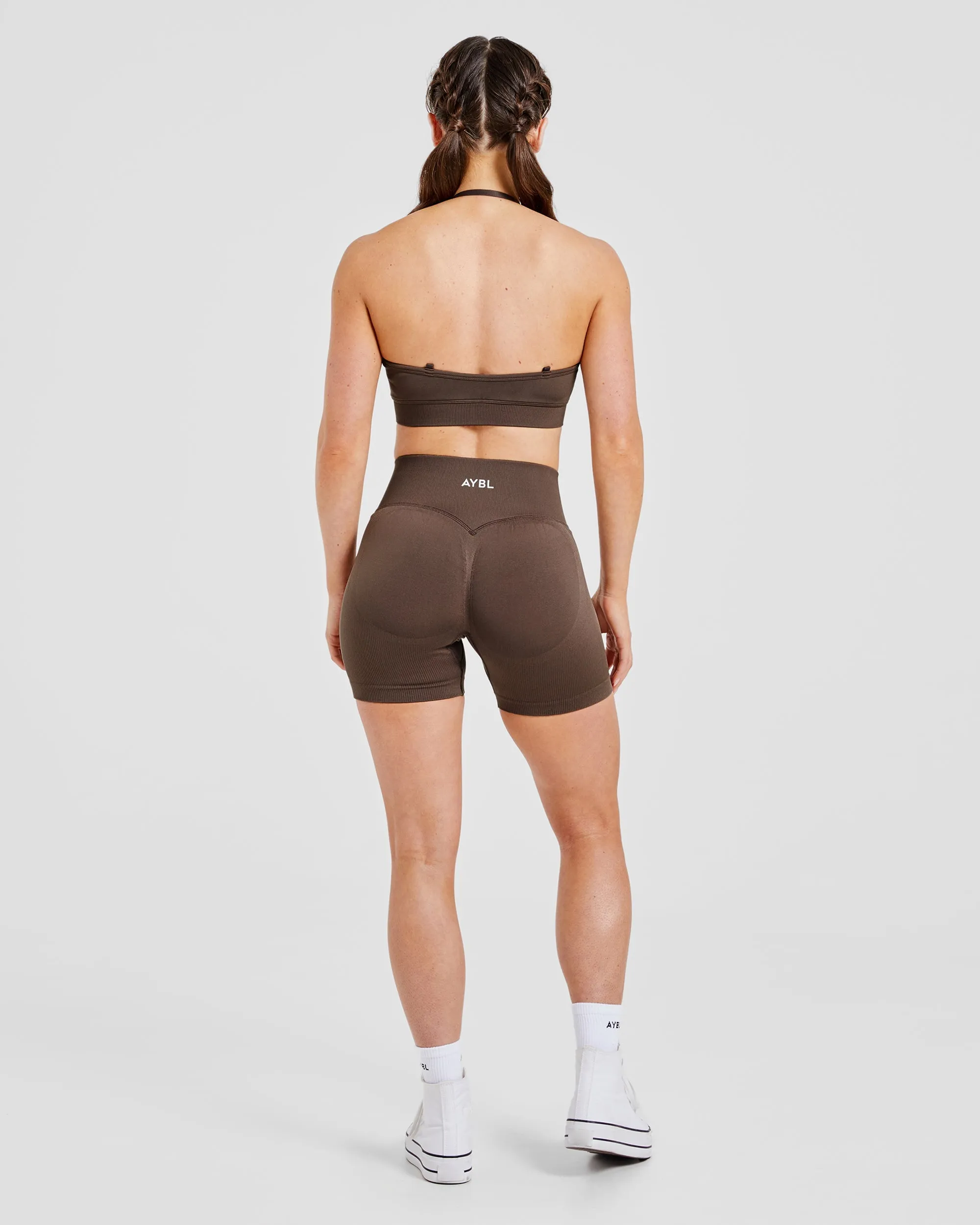 Adapt Seamless Sports Bra - Brown sold by AYBL product image thumbnail 4