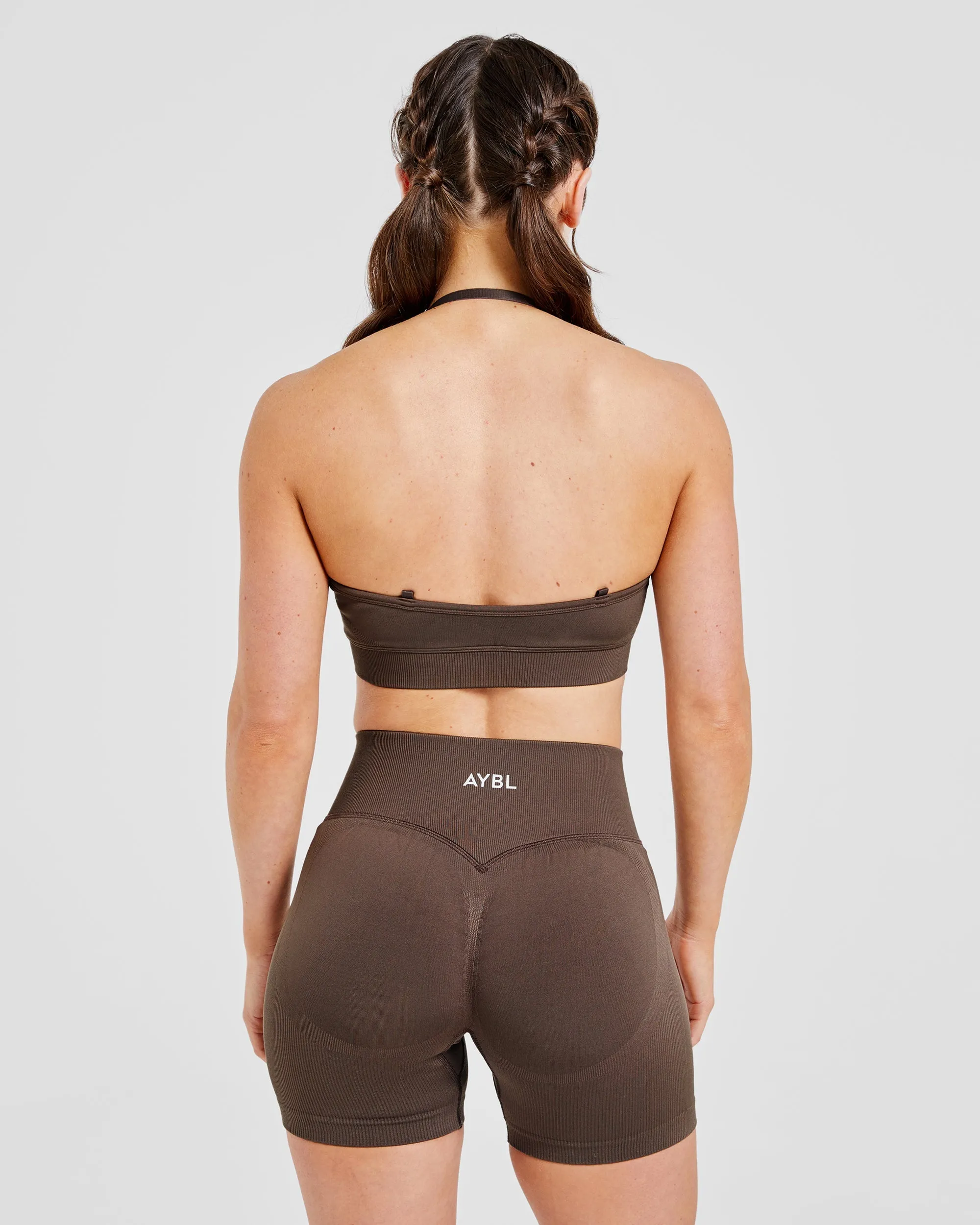 Adapt Seamless Sports Bra - Brown sold by AYBL product image thumbnail 2