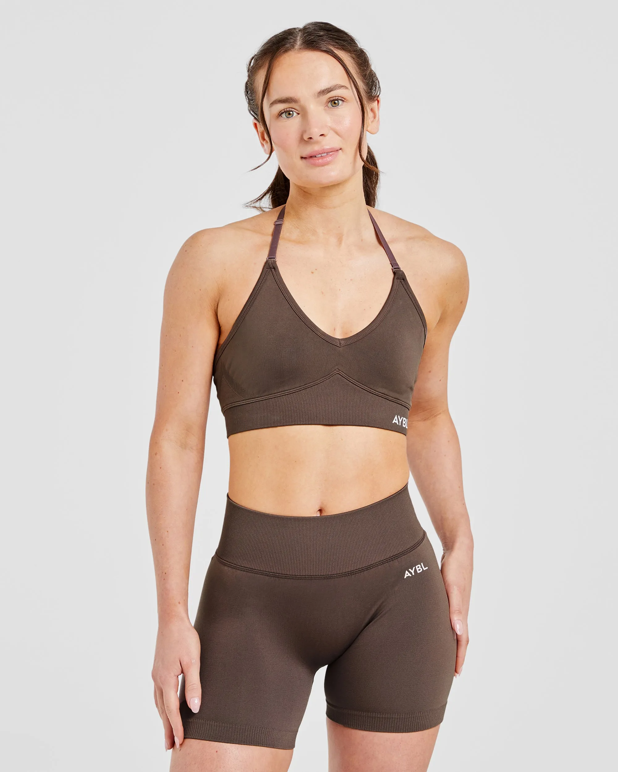 Adapt Seamless Sports Bra - Brown sold by AYBL