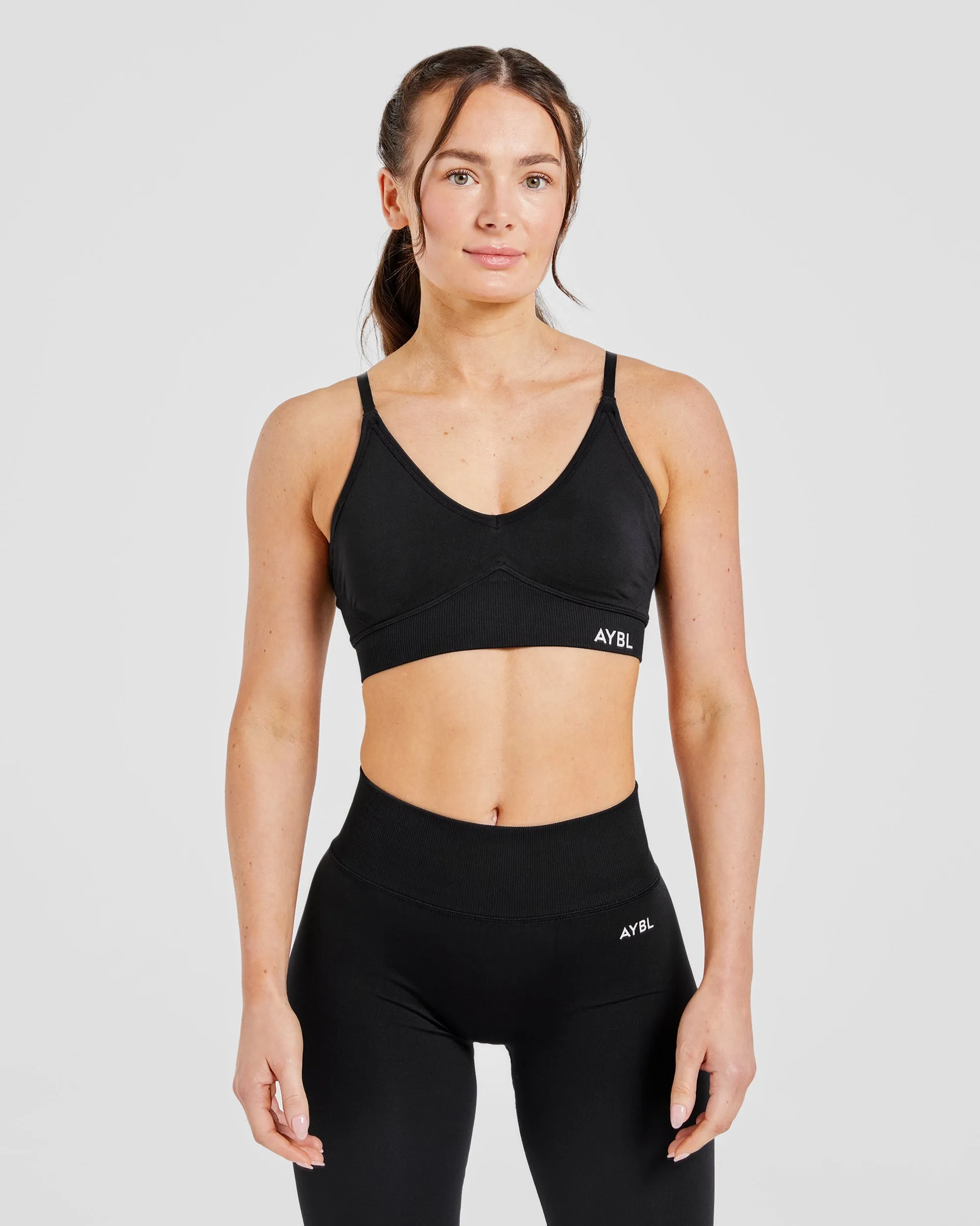 Adapt Seamless Sports Bra - Black sold by AYBL