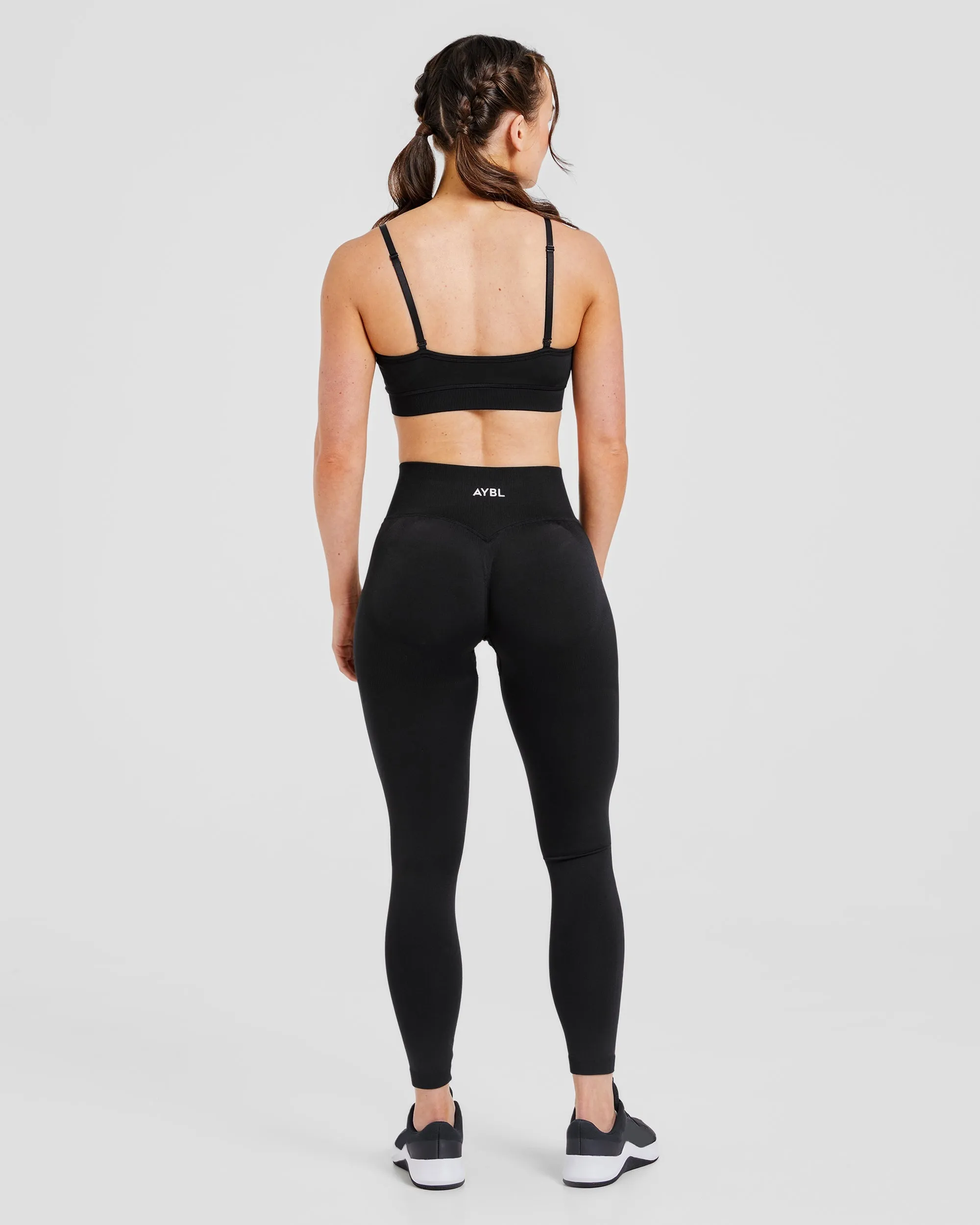 Adapt Seamless Sports Bra - Black sold by AYBL product image thumbnail 5