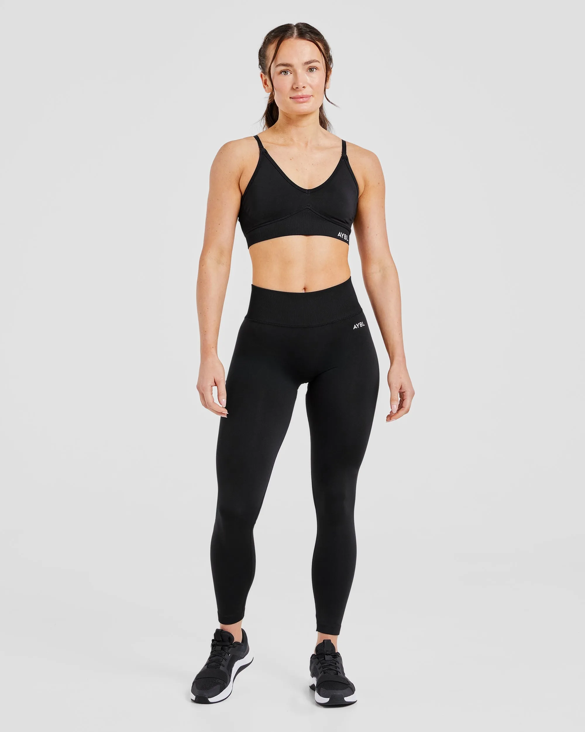 Adapt Seamless Sports Bra - Black sold by AYBL product image thumbnail 3