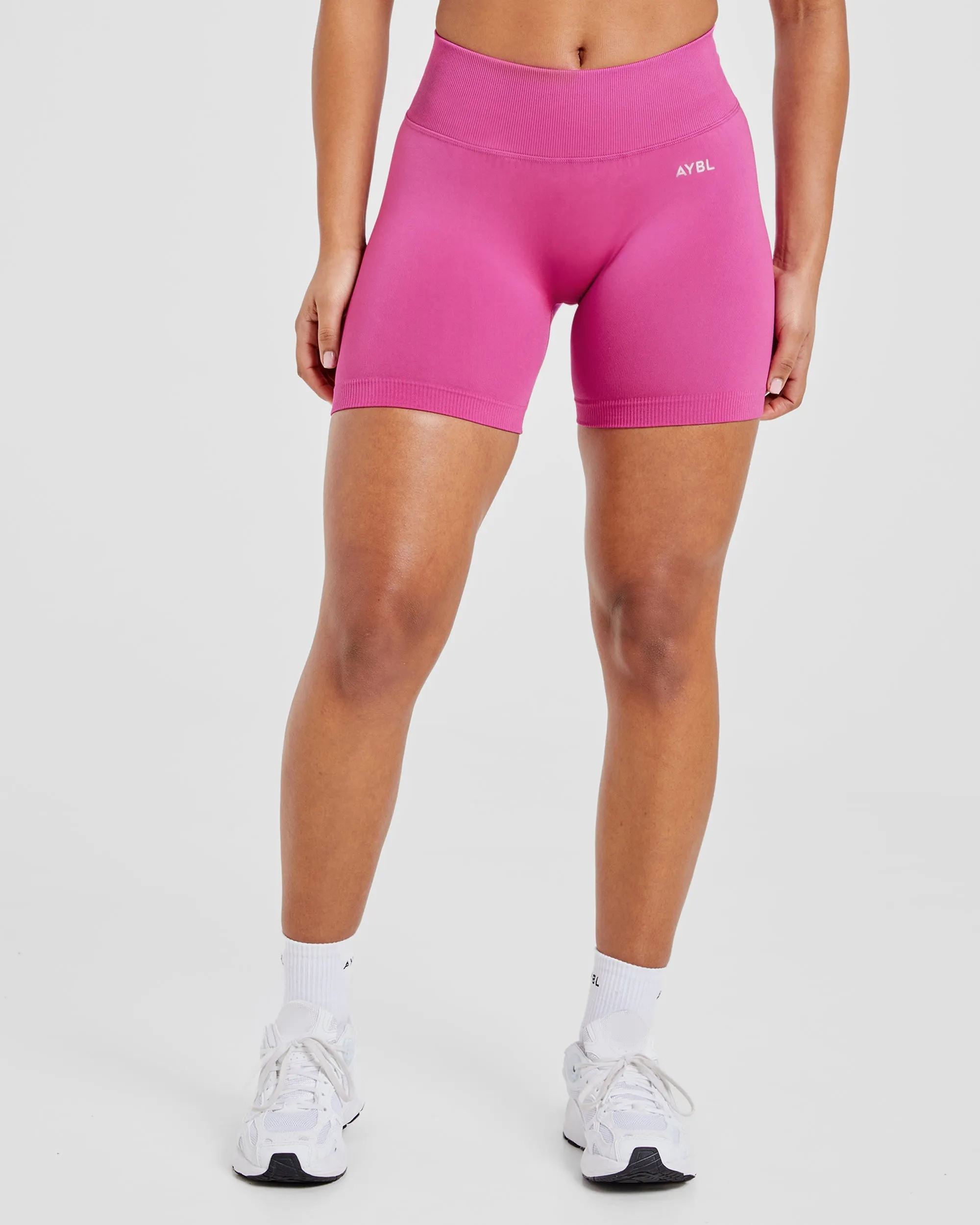 Adapt Seamless Shorts | 4.5" - Pink sold by AYBL