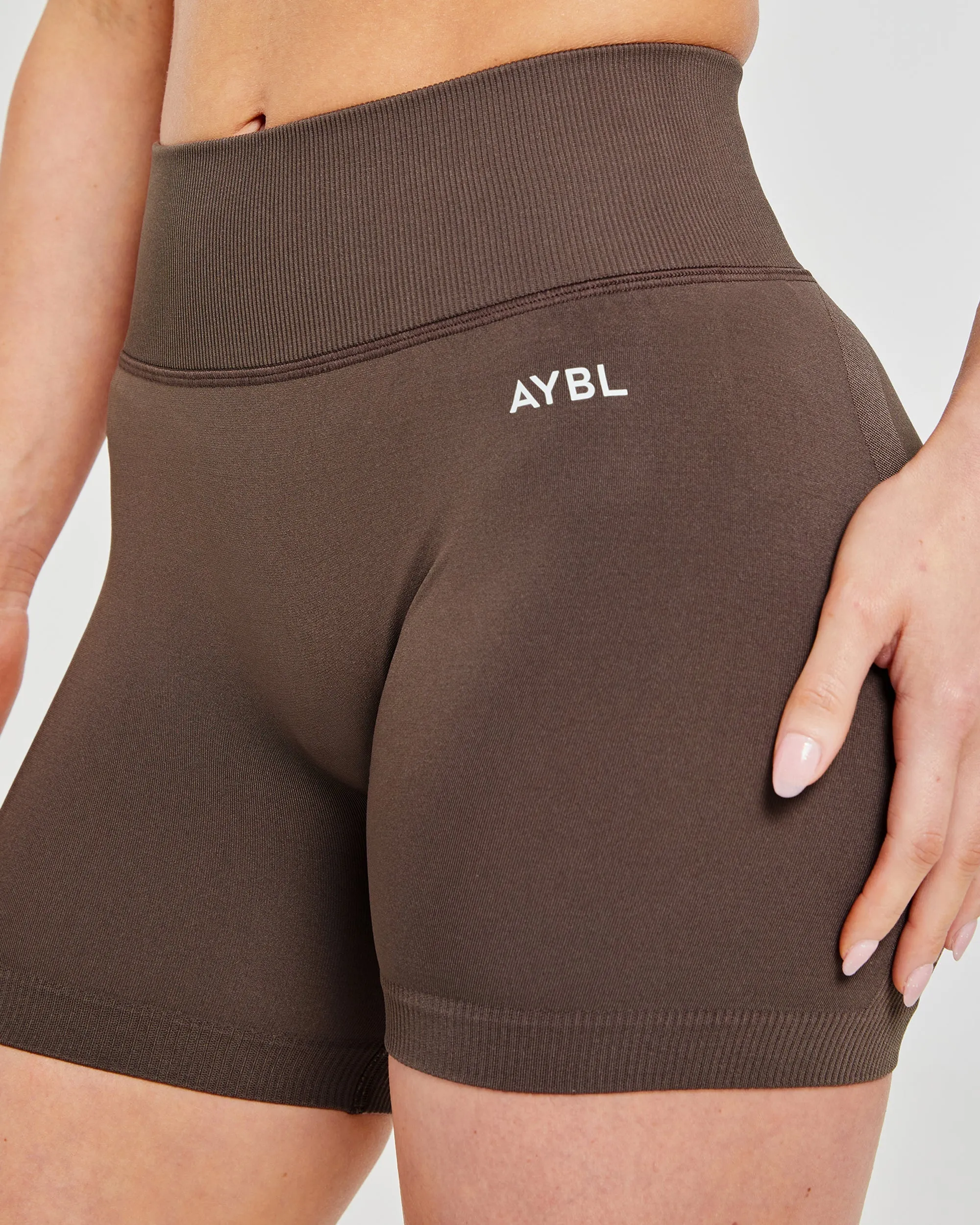 Adapt Seamless Shorts | 4.5" - Brown sold by AYBL product image thumbnail 5