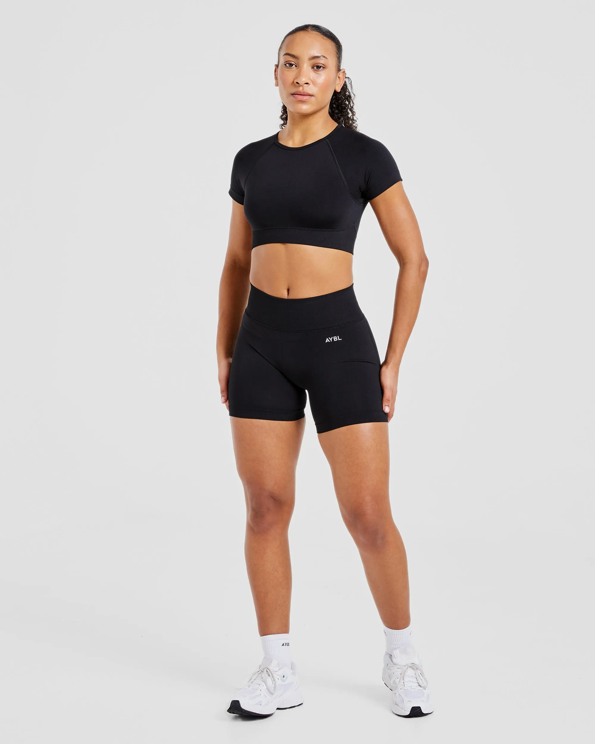Adapt Seamless Shorts - Black sold by AYBL product image thumbnail 3