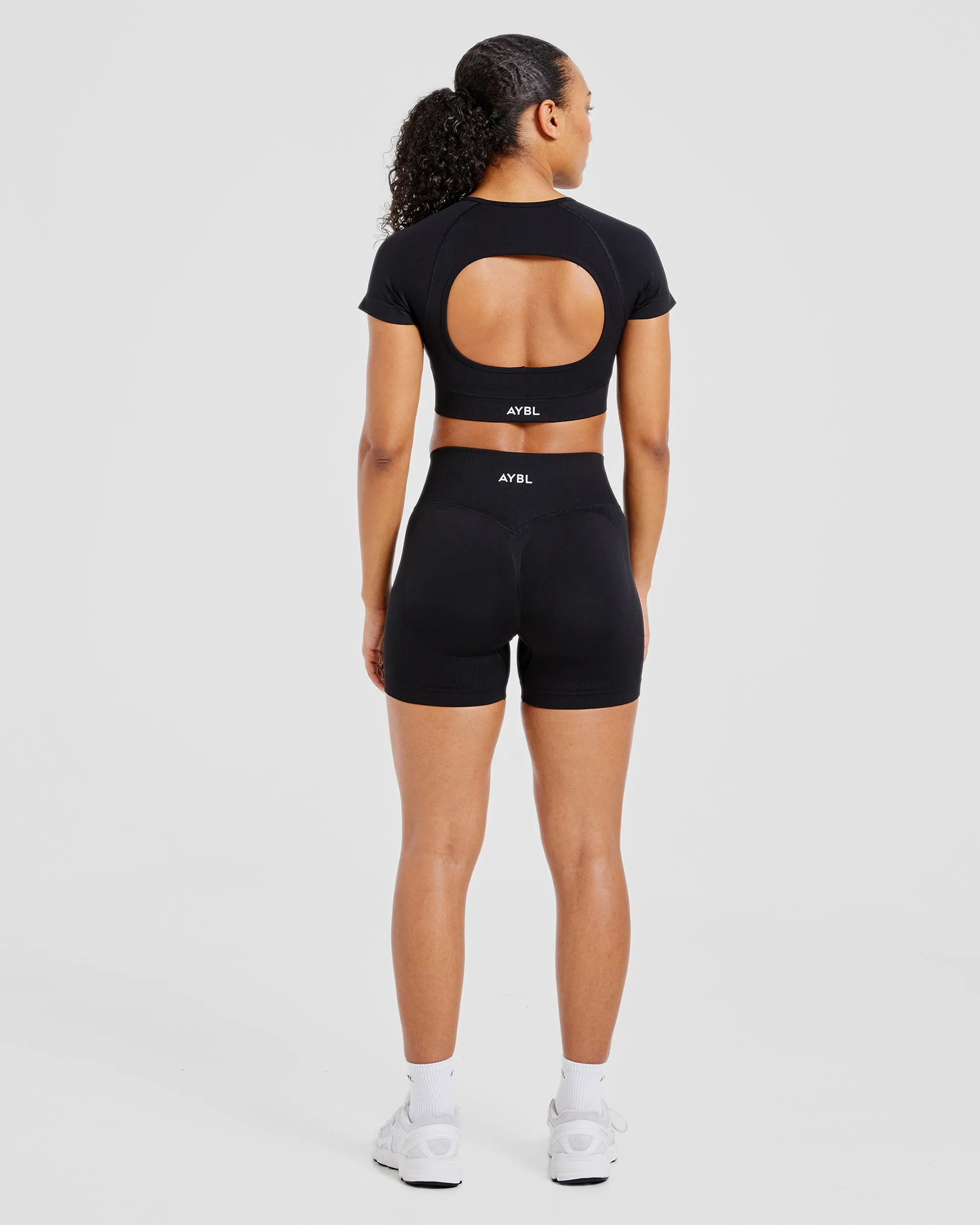 Adapt Seamless Shorts - Black sold by AYBL product image thumbnail 4
