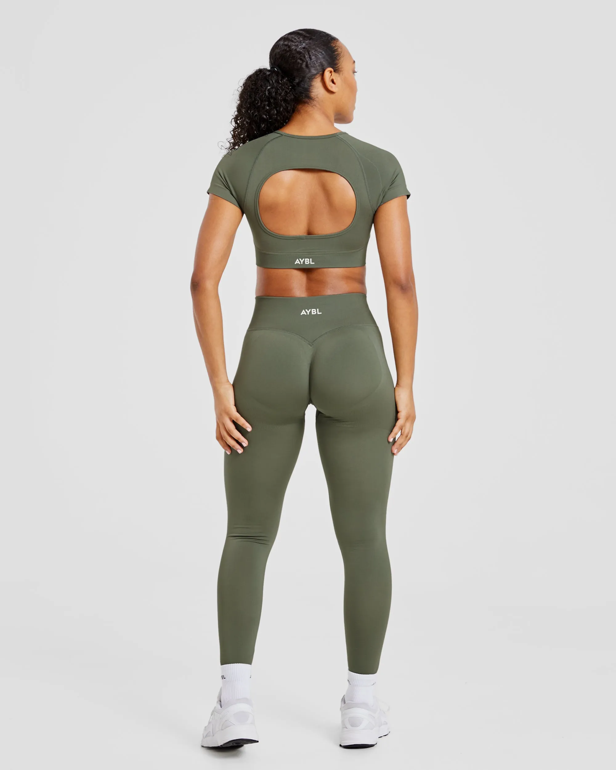 Adapt Seamless Leggings - Green sold by AYBL product image thumbnail 4