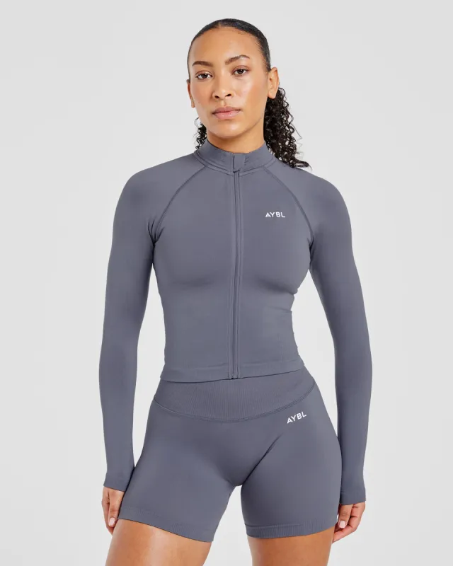 Adapt Seamless Jacket - Slate sold by AYBL