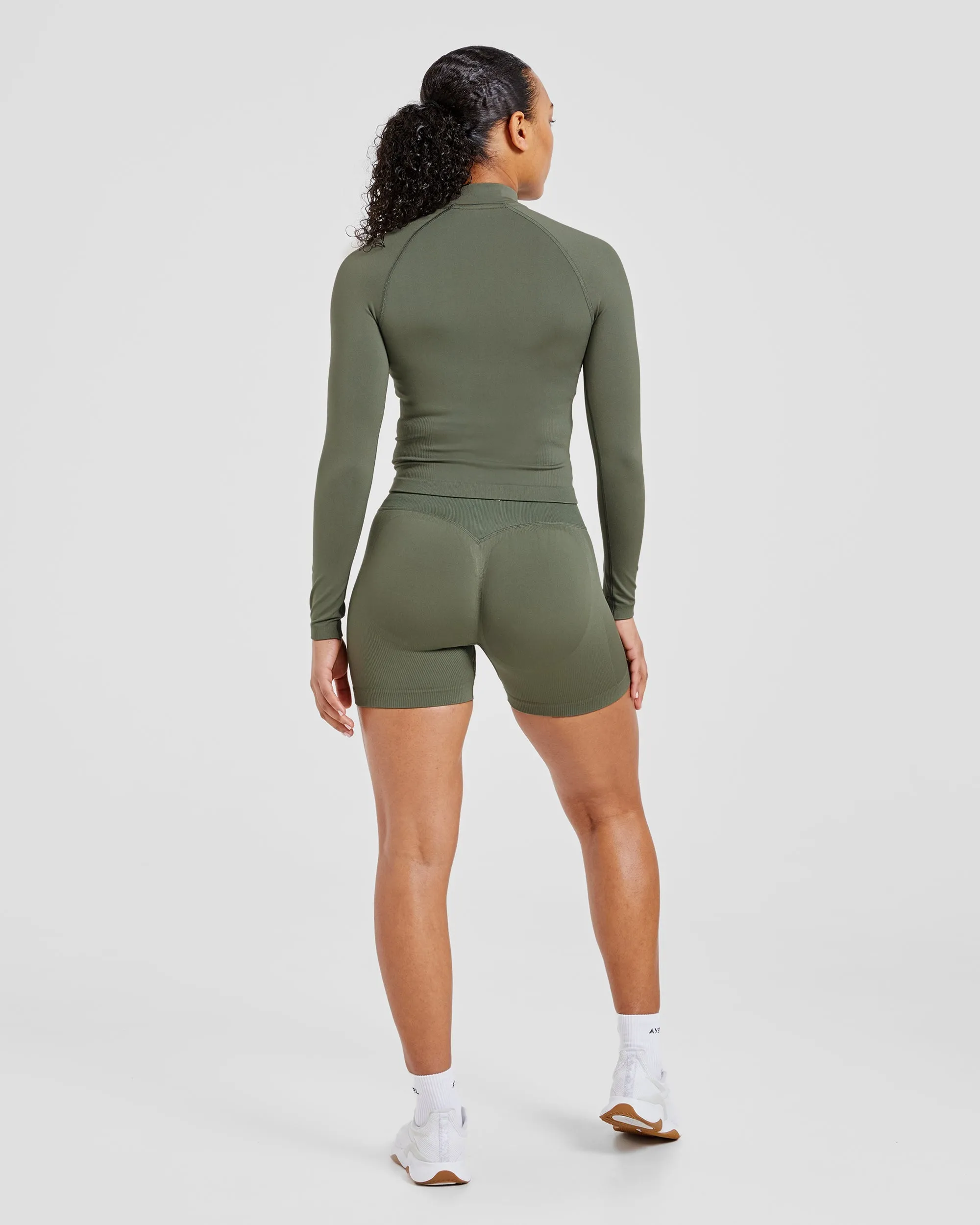 Adapt Seamless Jacket - Green sold by AYBL product image thumbnail 4
