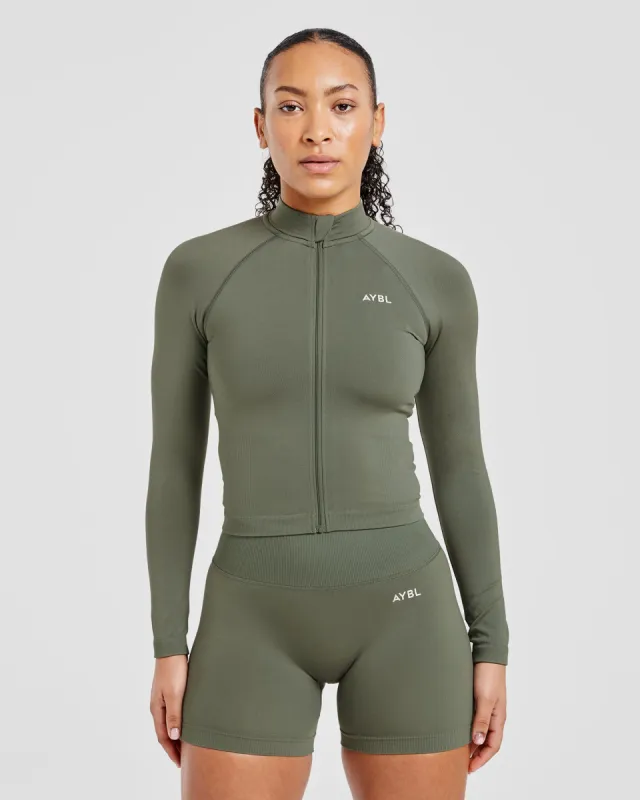 Adapt Seamless Jacket - Green sold by AYBL