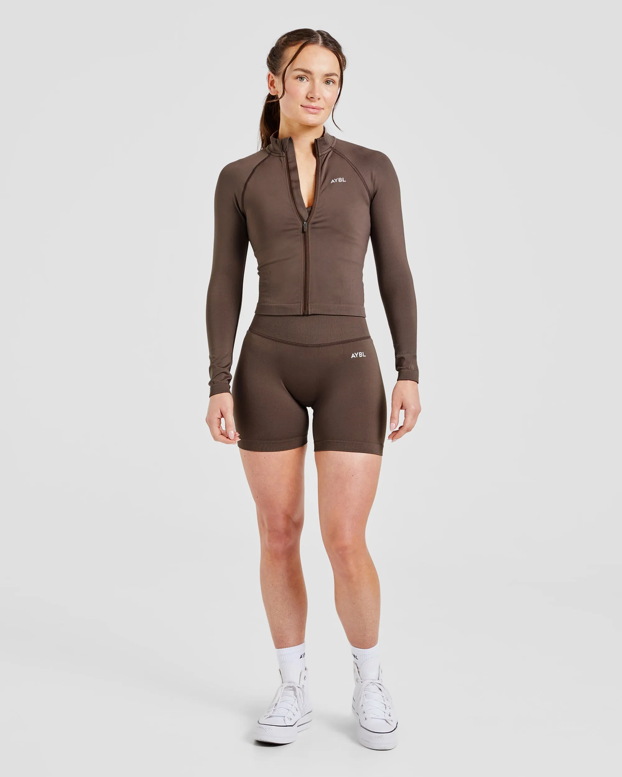 Adapt Seamless Jacket - Brown sold by AYBL product image thumbnail 3