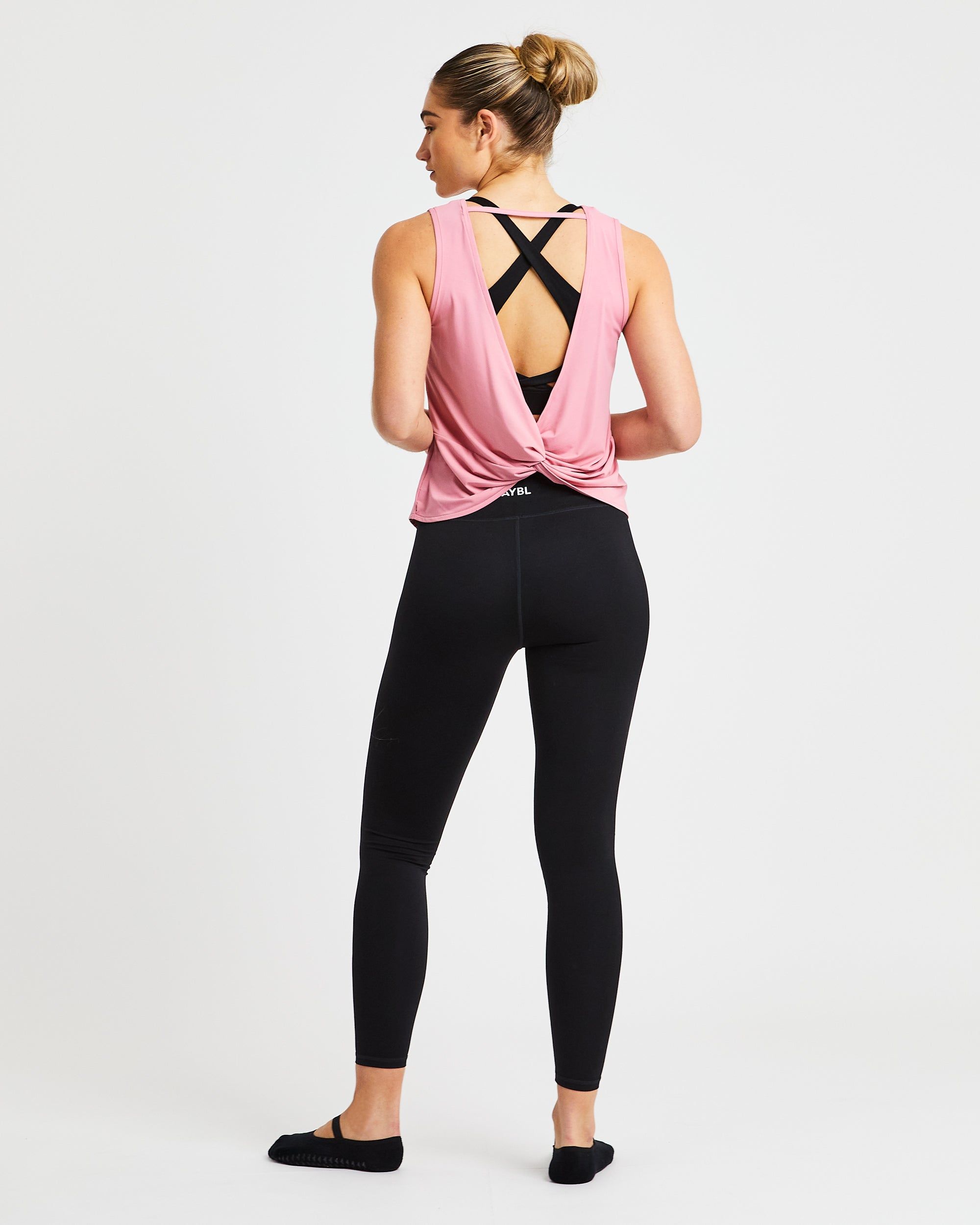 Essence Twist Back Vest - Spring Pink sold by AYBL product image thumbnail 4