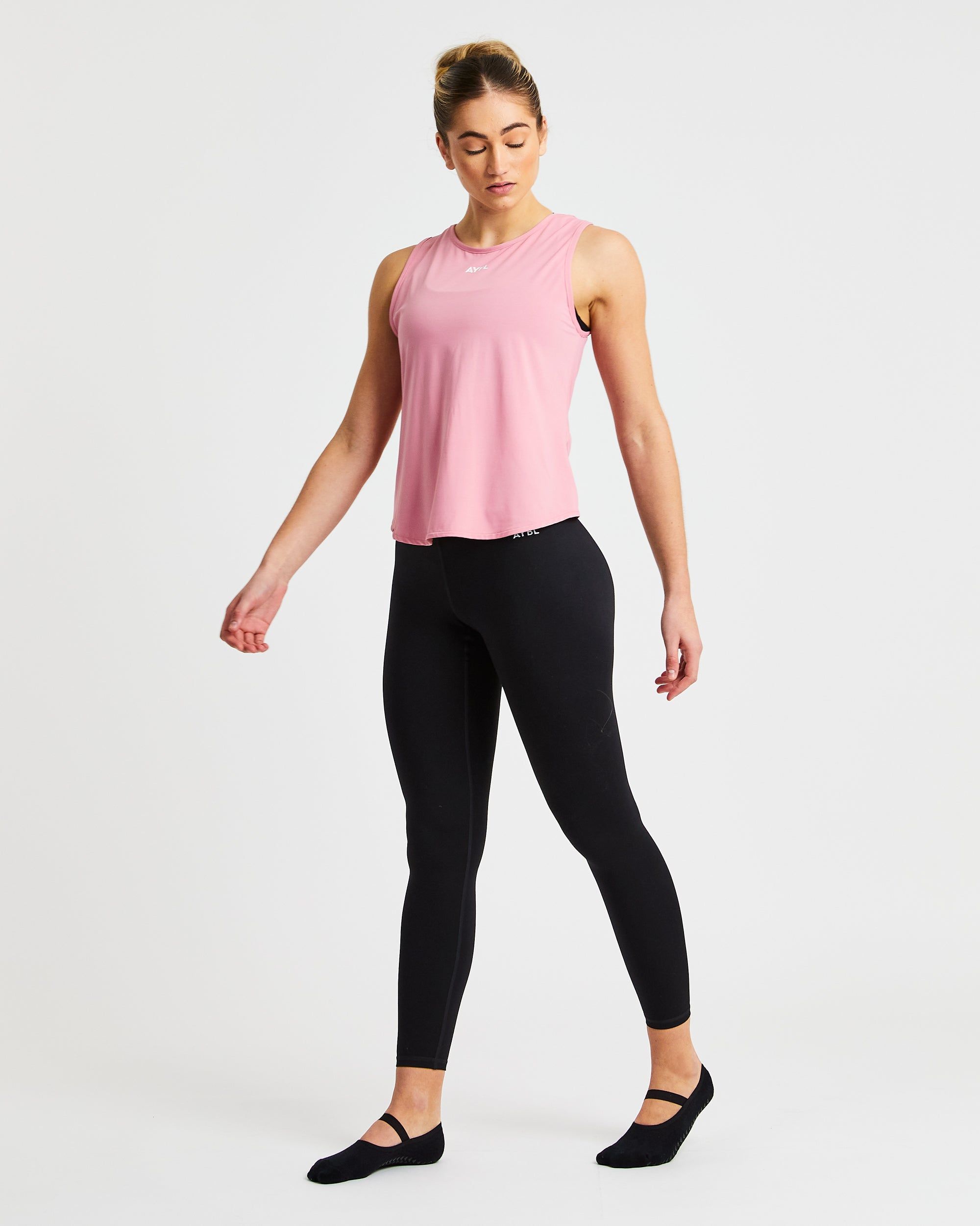 Essence Twist Back Vest - Spring Pink sold by AYBL product image thumbnail 3