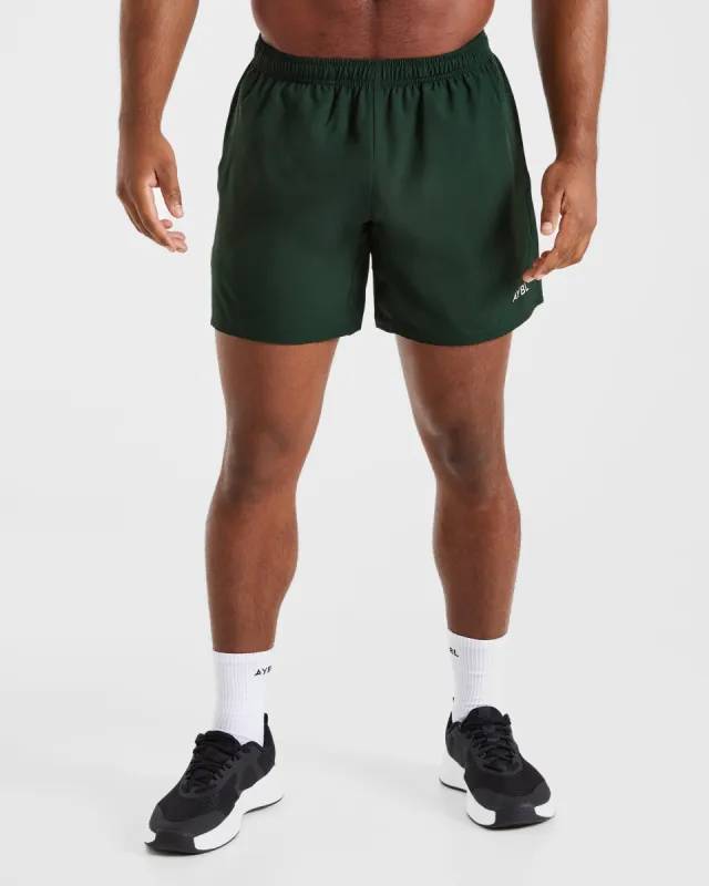 Core 5" Shorts - Forest Green sold by AYBL