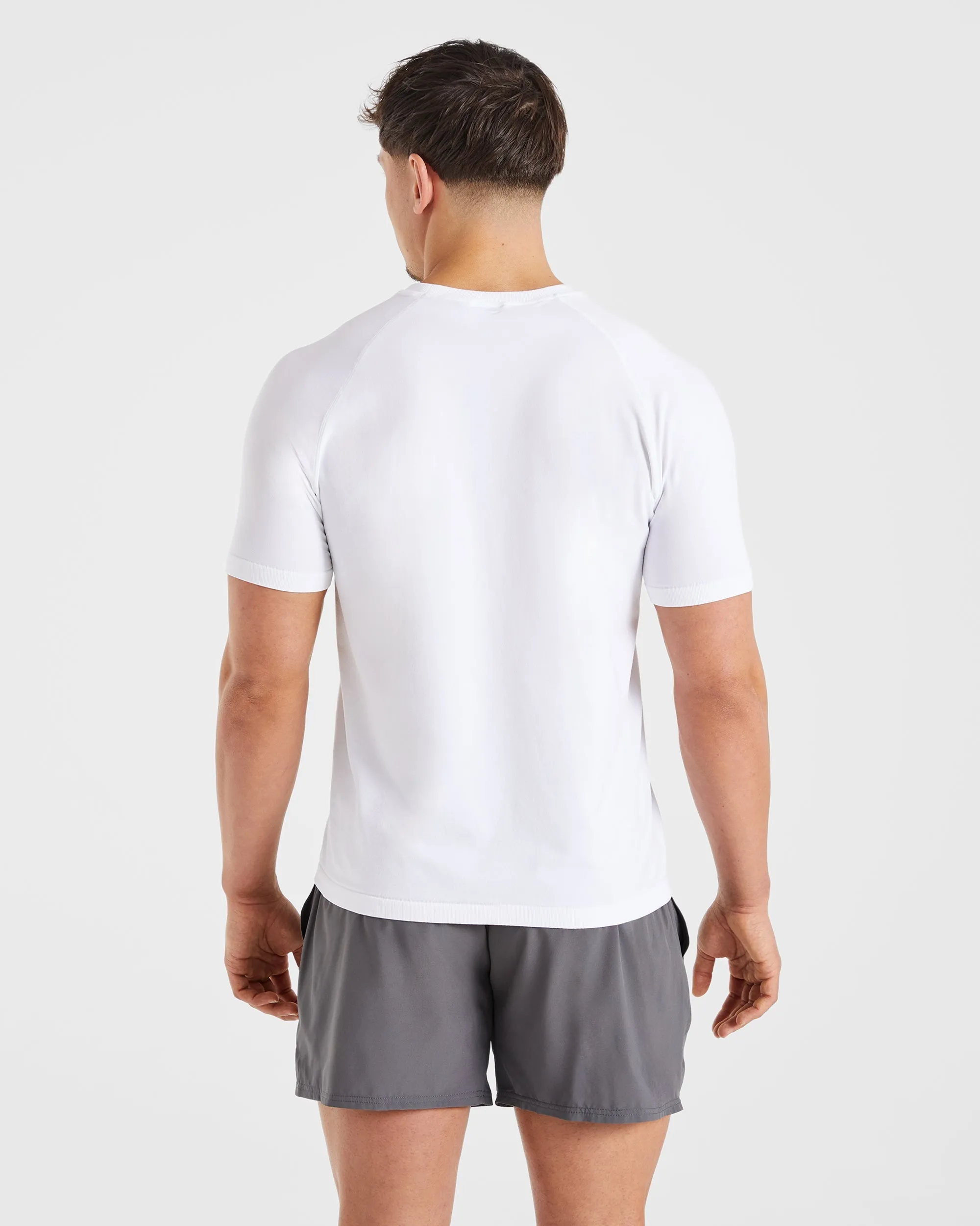 Ascend Seamless T Shirt - White sold by AYBL product image thumbnail 2
