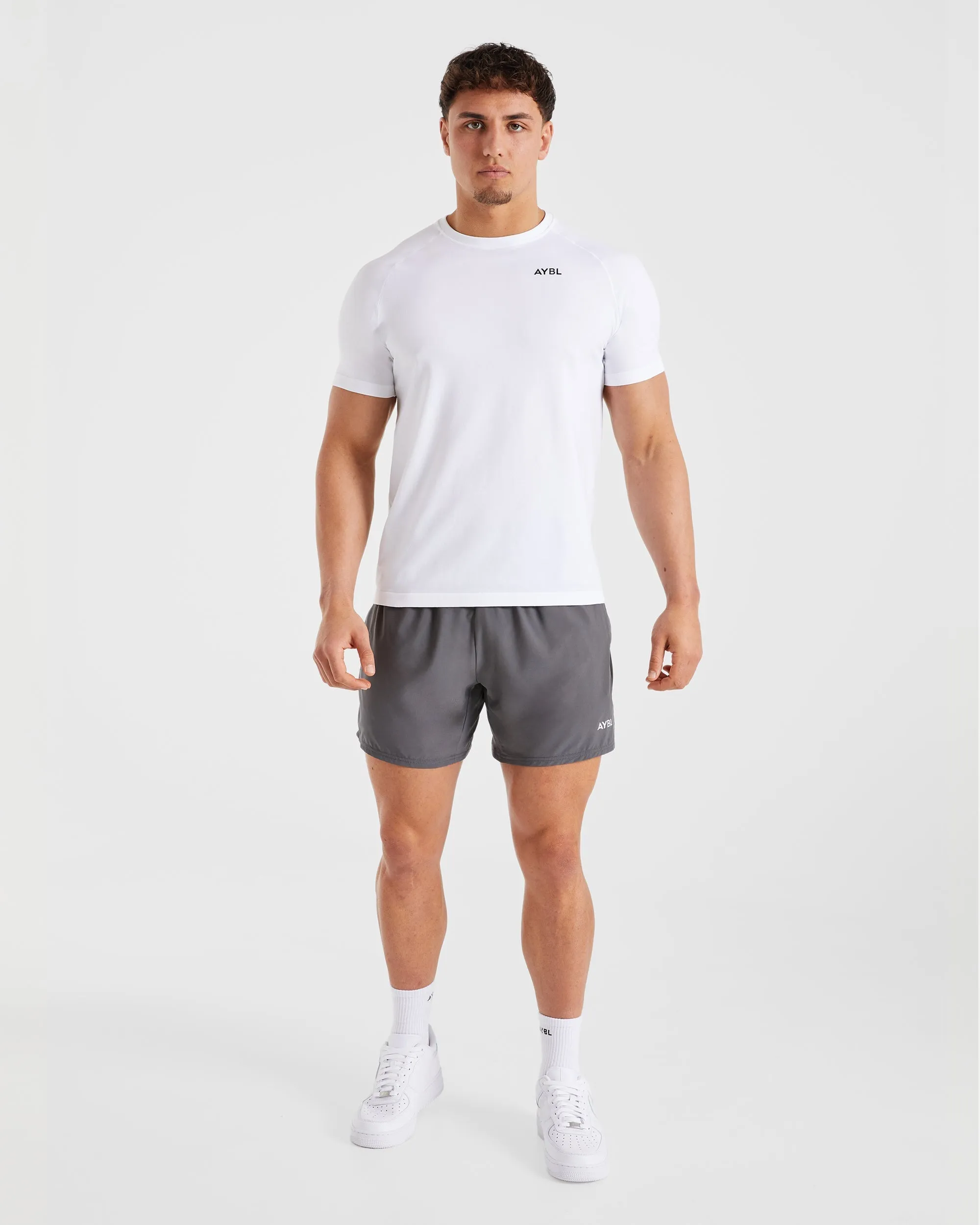 Ascend Seamless T Shirt - White sold by AYBL product image thumbnail 3