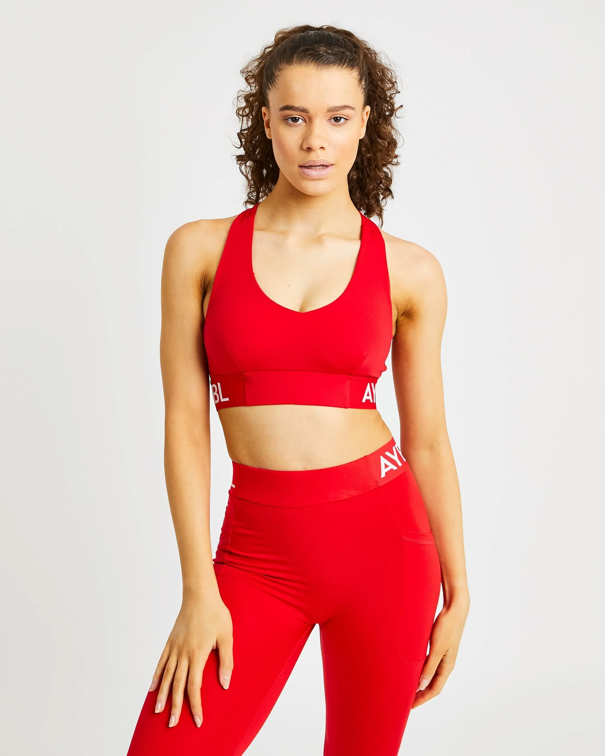 Training Sports Bra - Red sold by AYBL