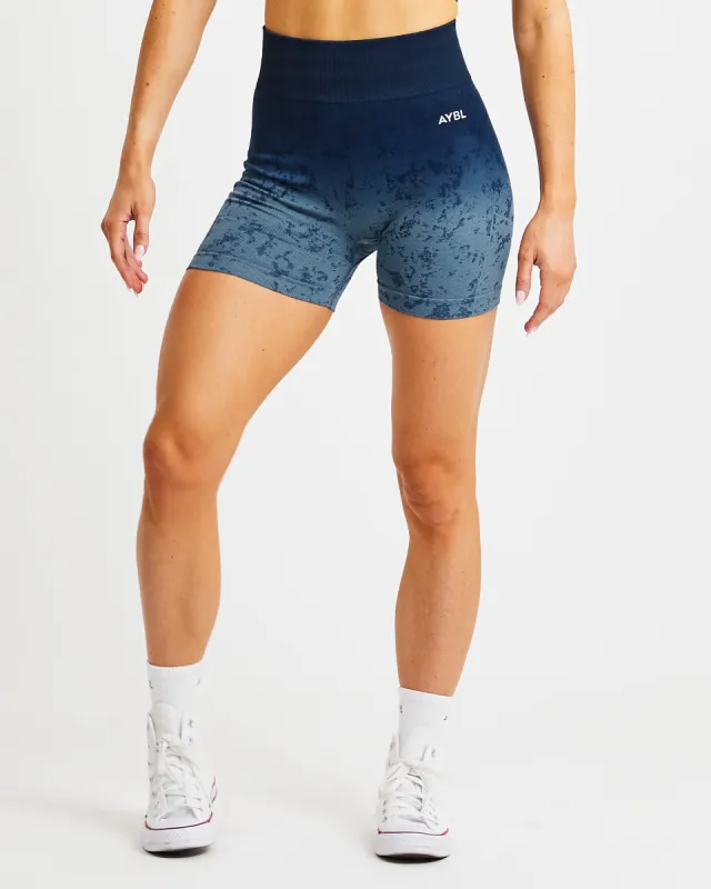 Flare Seamless Shorts - Blue sold by AYBL