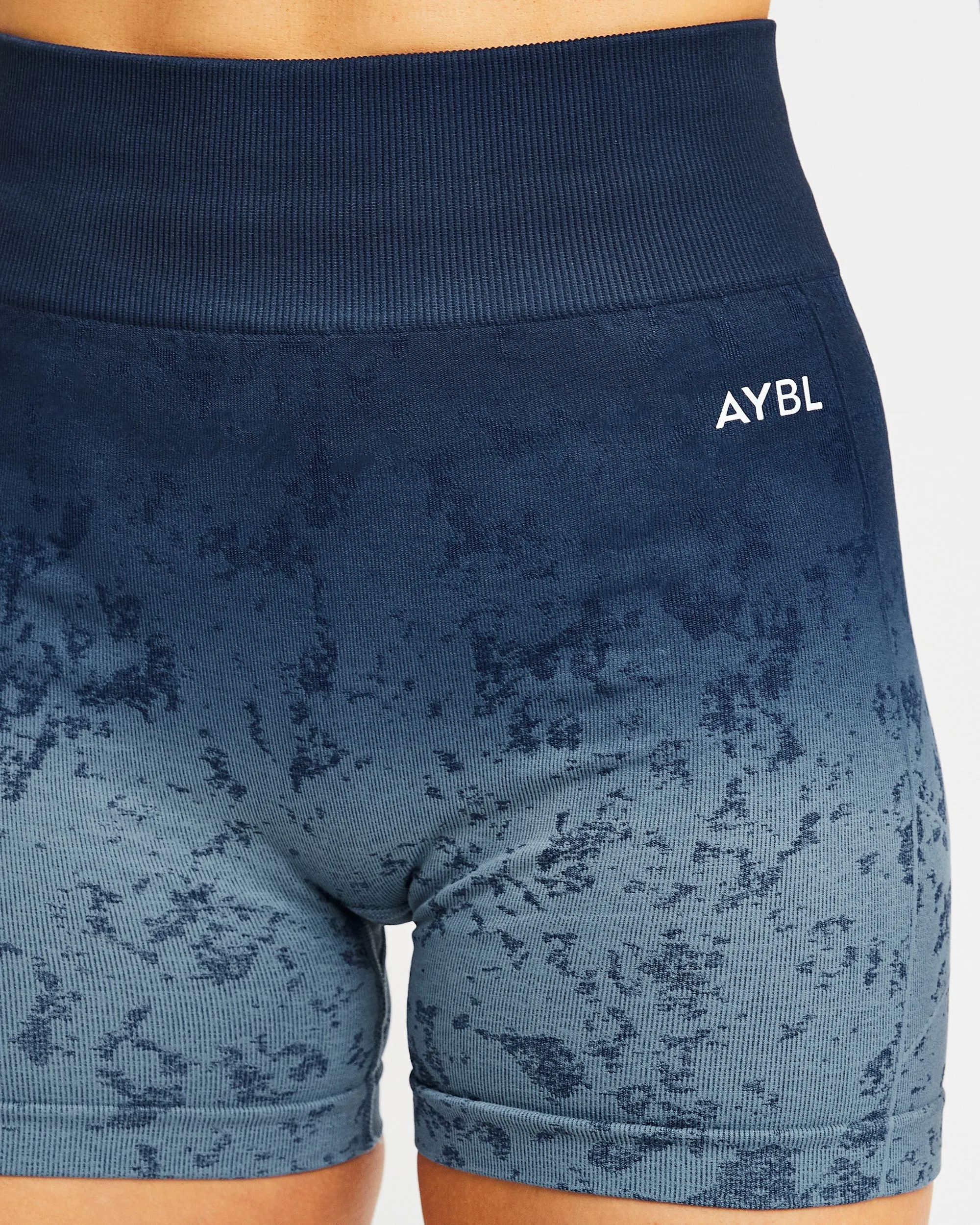 Flare Seamless Shorts - Blue sold by AYBL product image thumbnail 5