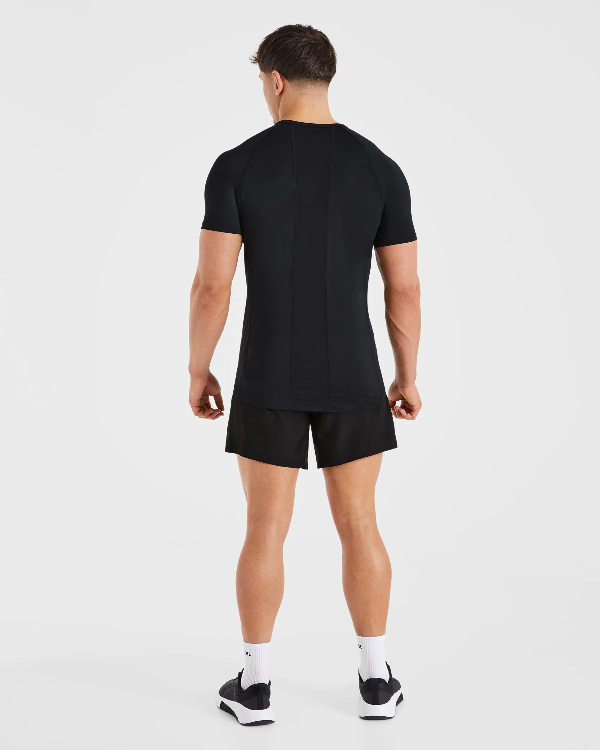 Compression Relaxed T Shirt - Black sold by AYBL product image thumbnail 4