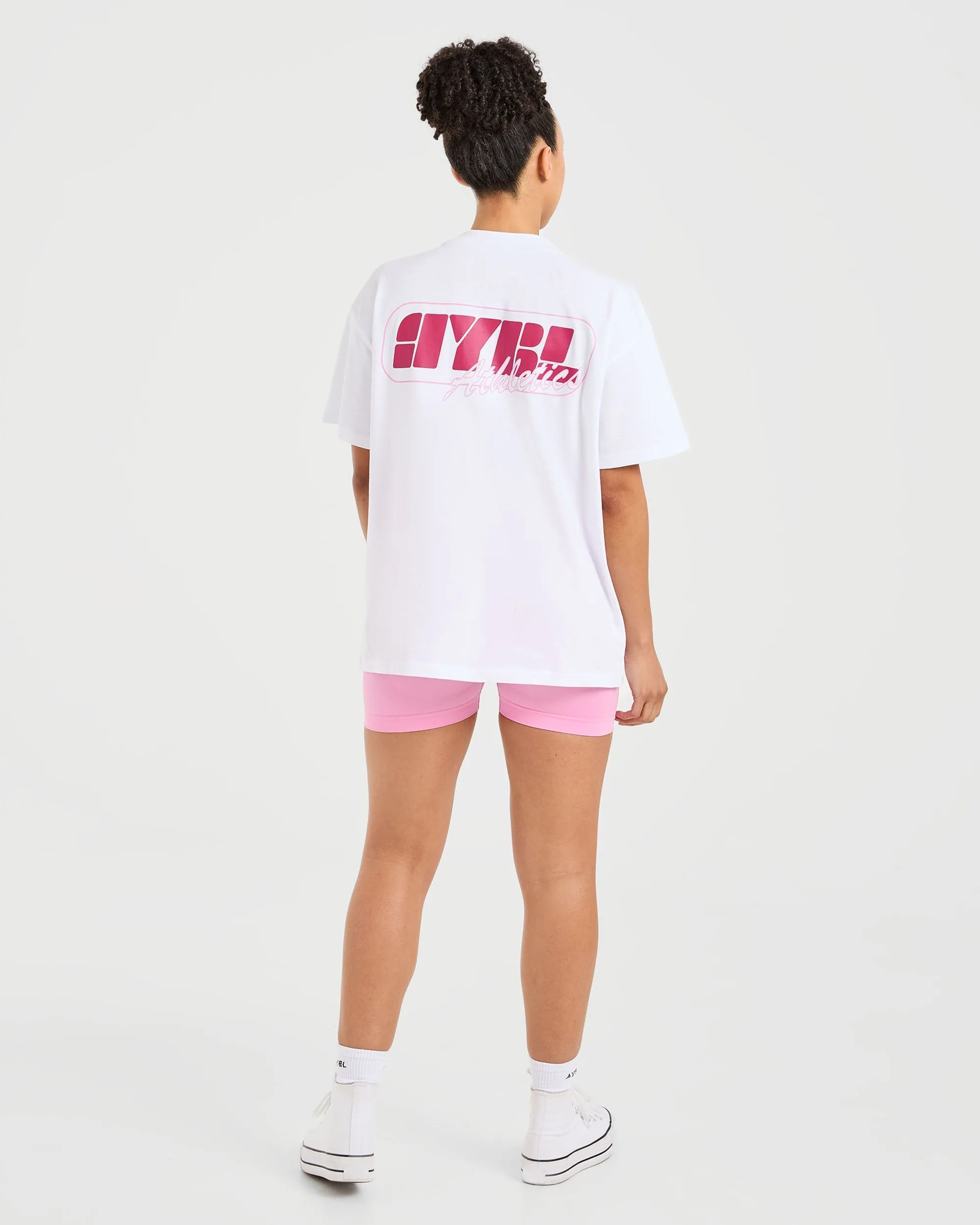 Athletics Retro Oversized T Shirt - White sold by AYBL product image thumbnail 3